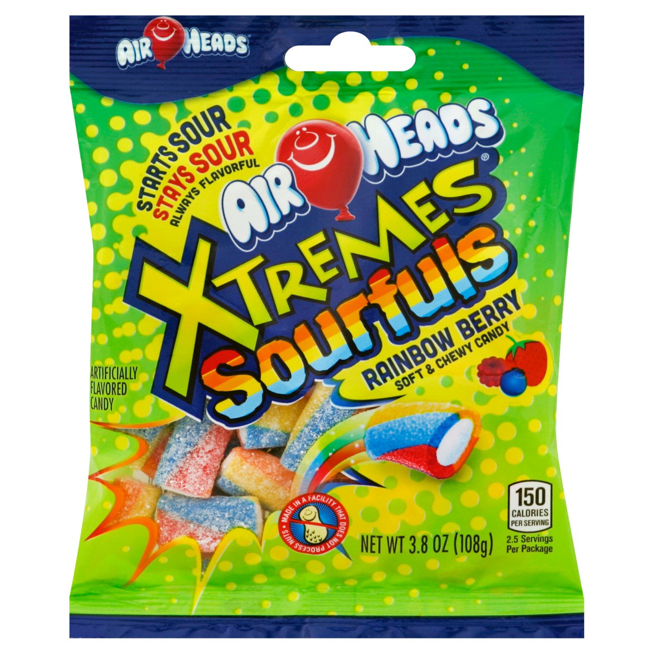 Airheads Xtremes Sourfuls Small Bag Shop Candy at HEB