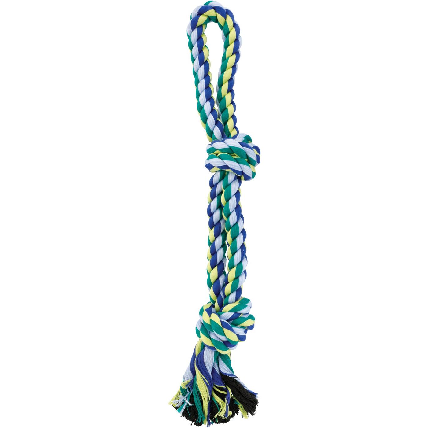 Woof & Whiskers Double Knots & Loops Rope Dog Toy; image 1 of 3