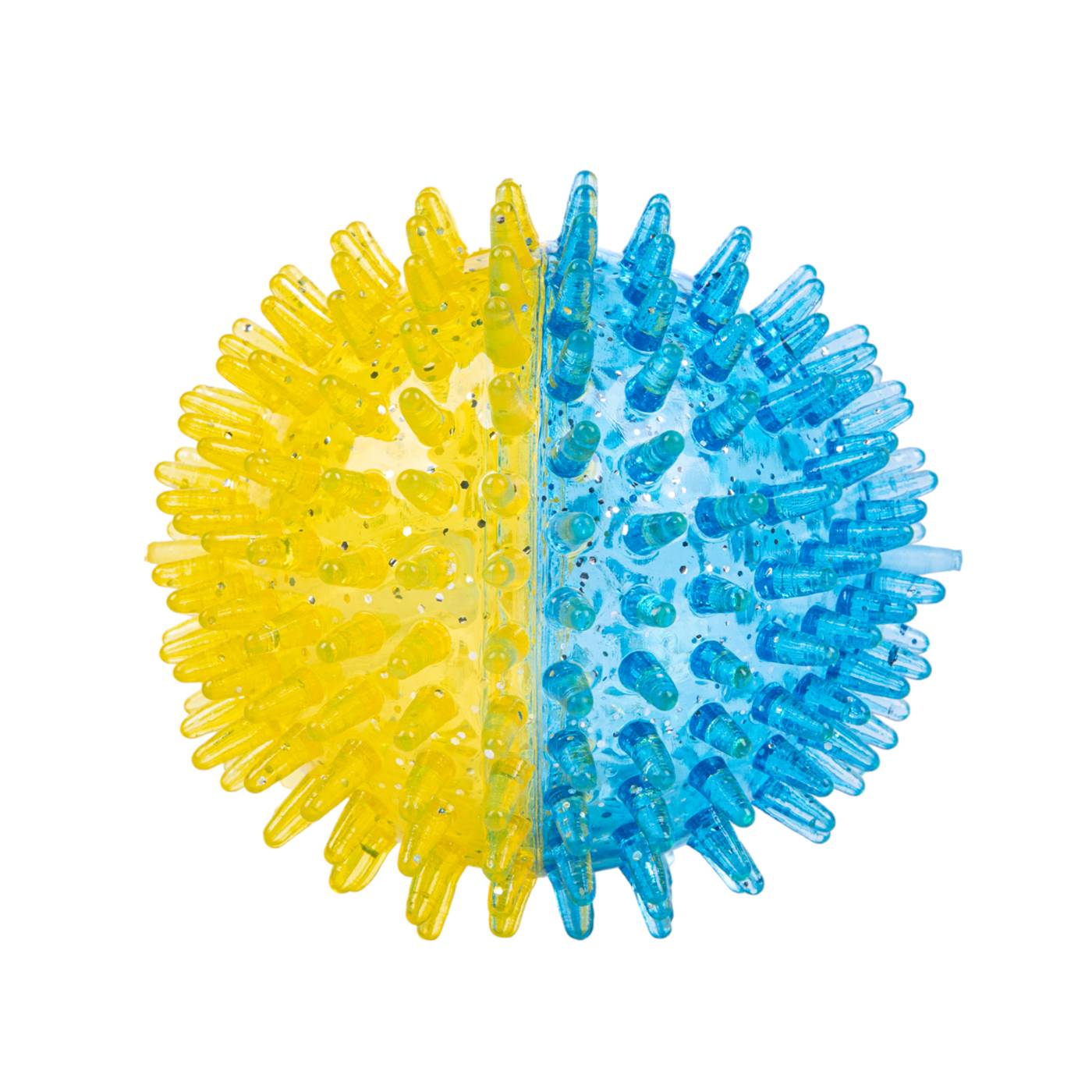 Woof & Whiskers Spiky Rubber Ball Dog Toy; image 1 of 4