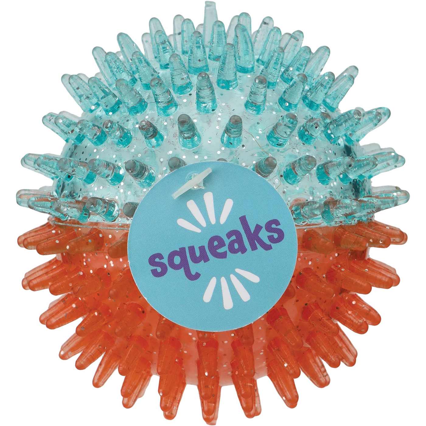 Woof & Whiskers Spiky Rubber Ball Dog Toy; image 1 of 4