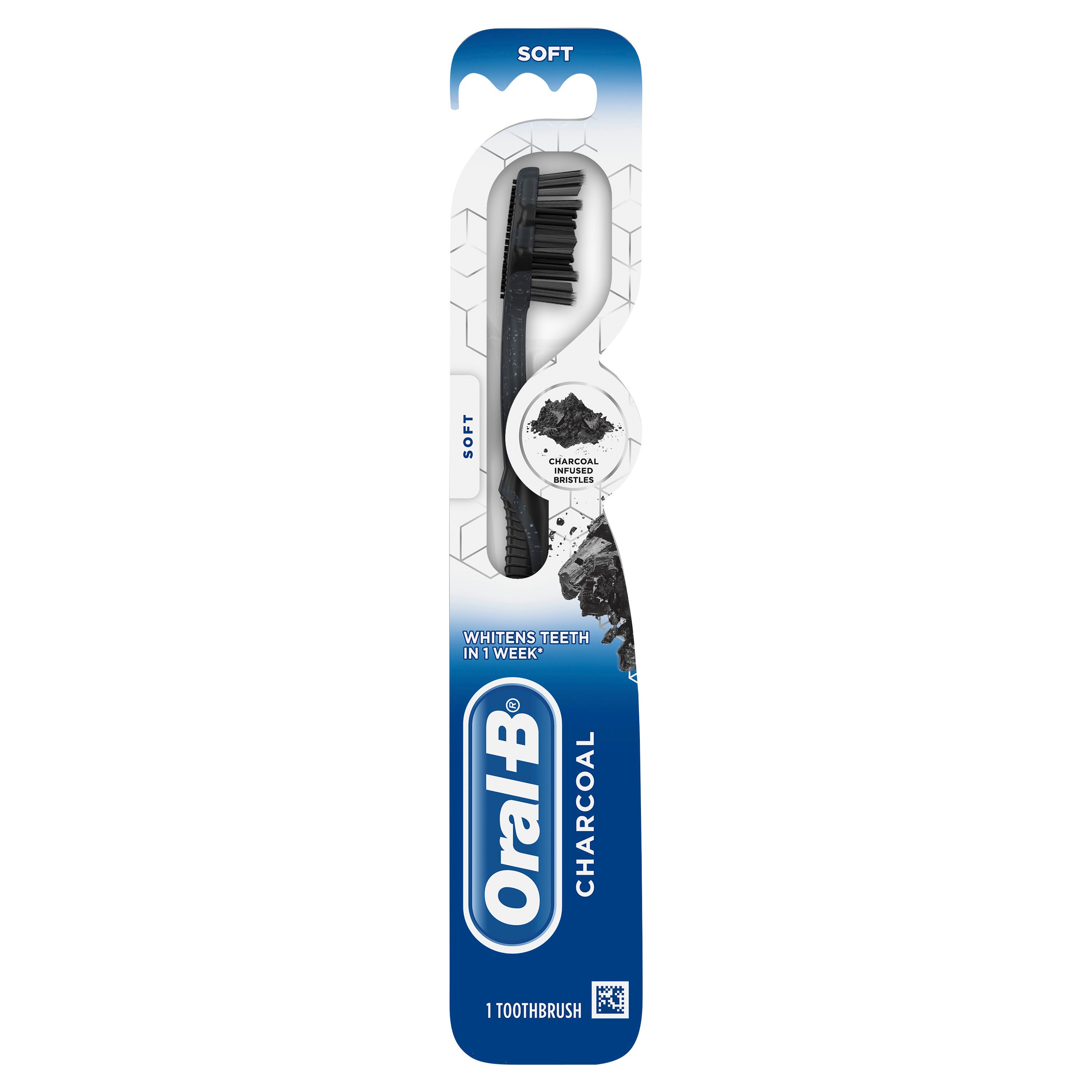 Oral-B Charcoal Toothbrush Soft - Shop Oral Hygiene At H-E-B