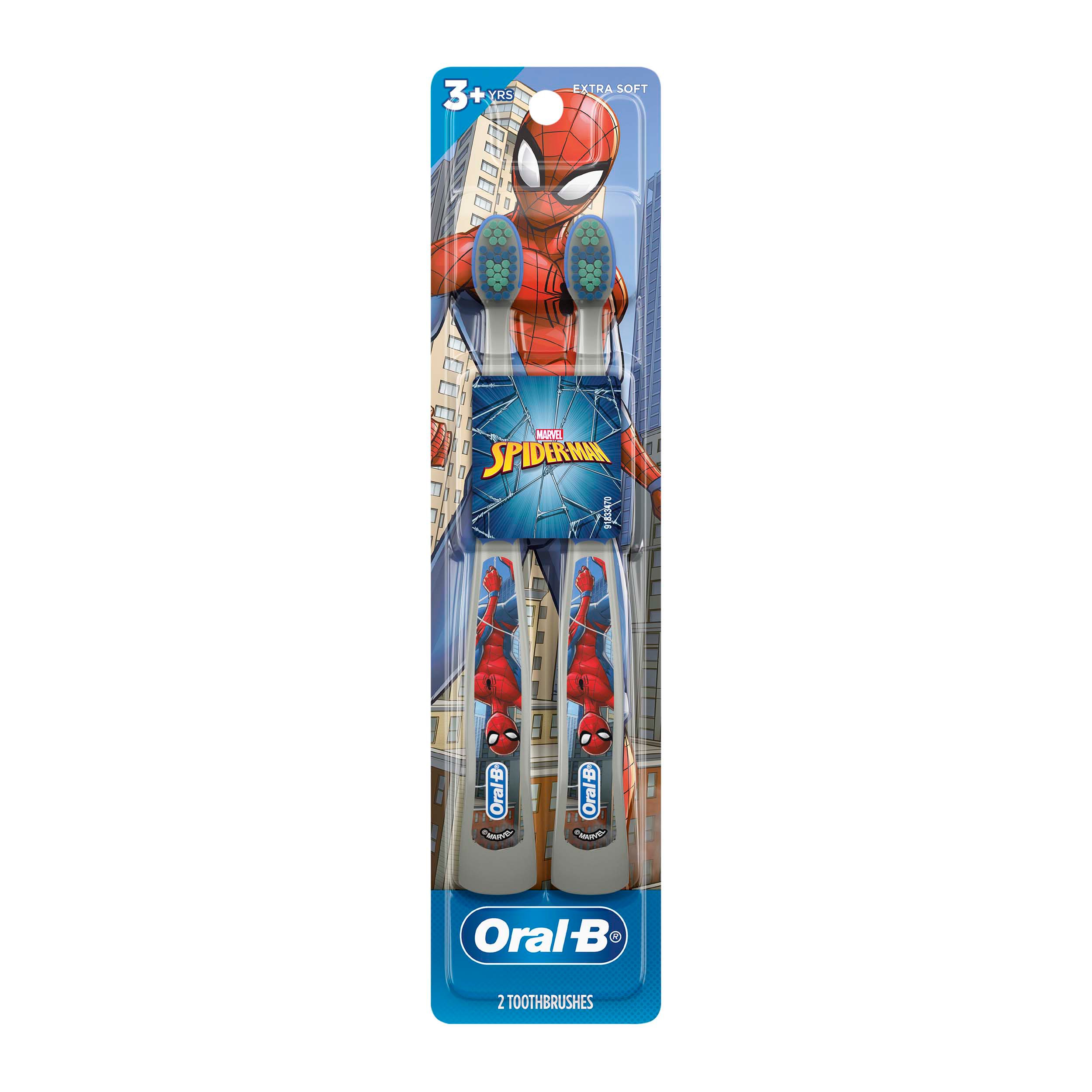 oral b spiderman toothbrush