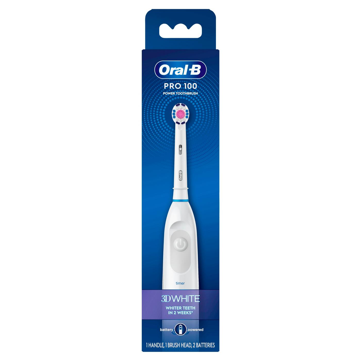 Oral-B 3D White Brilliance Whitening Battery Toothbrush; image 1 of 8