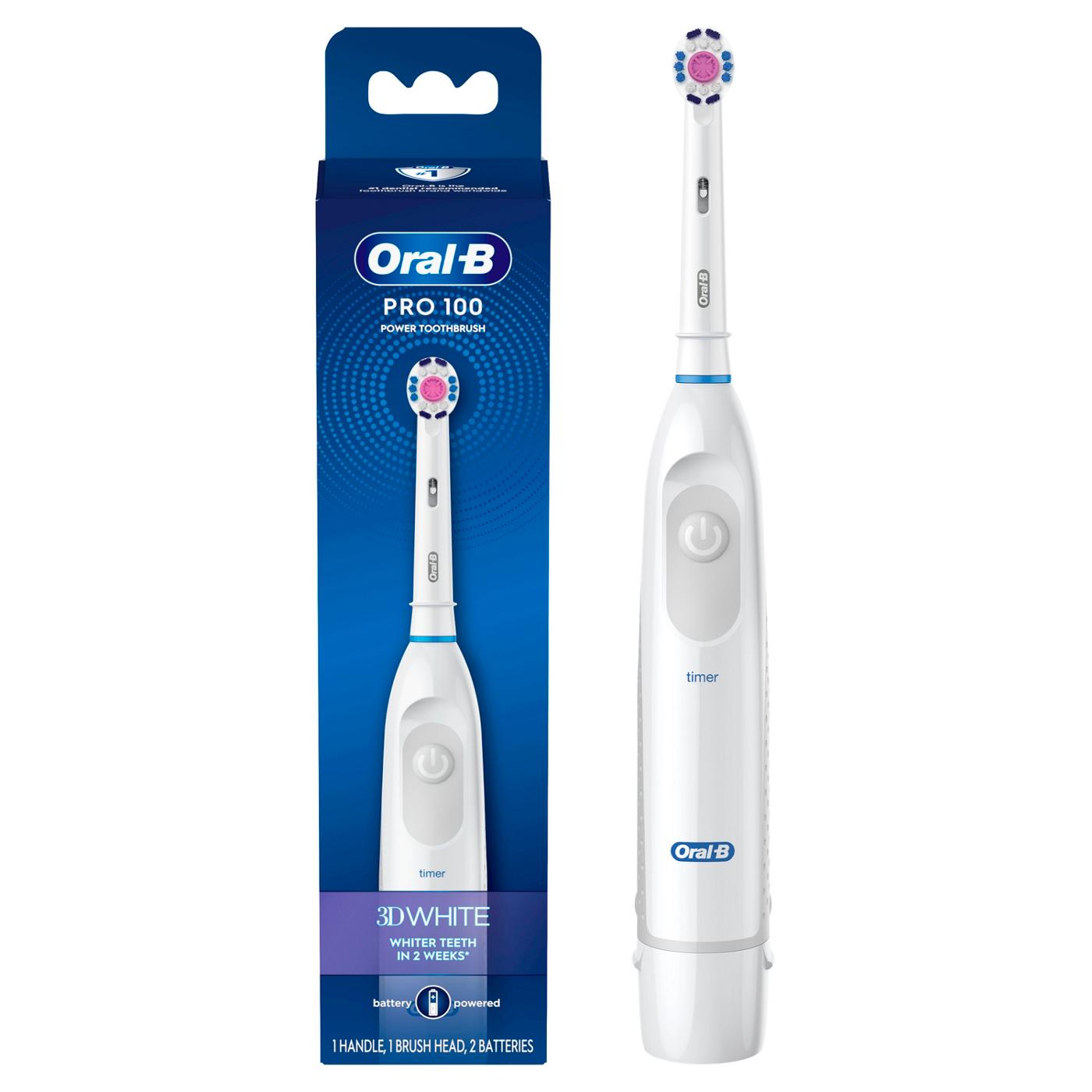 Oral-B 3D White Brilliance Whitening Battery Toothbrush; image 3 of 8