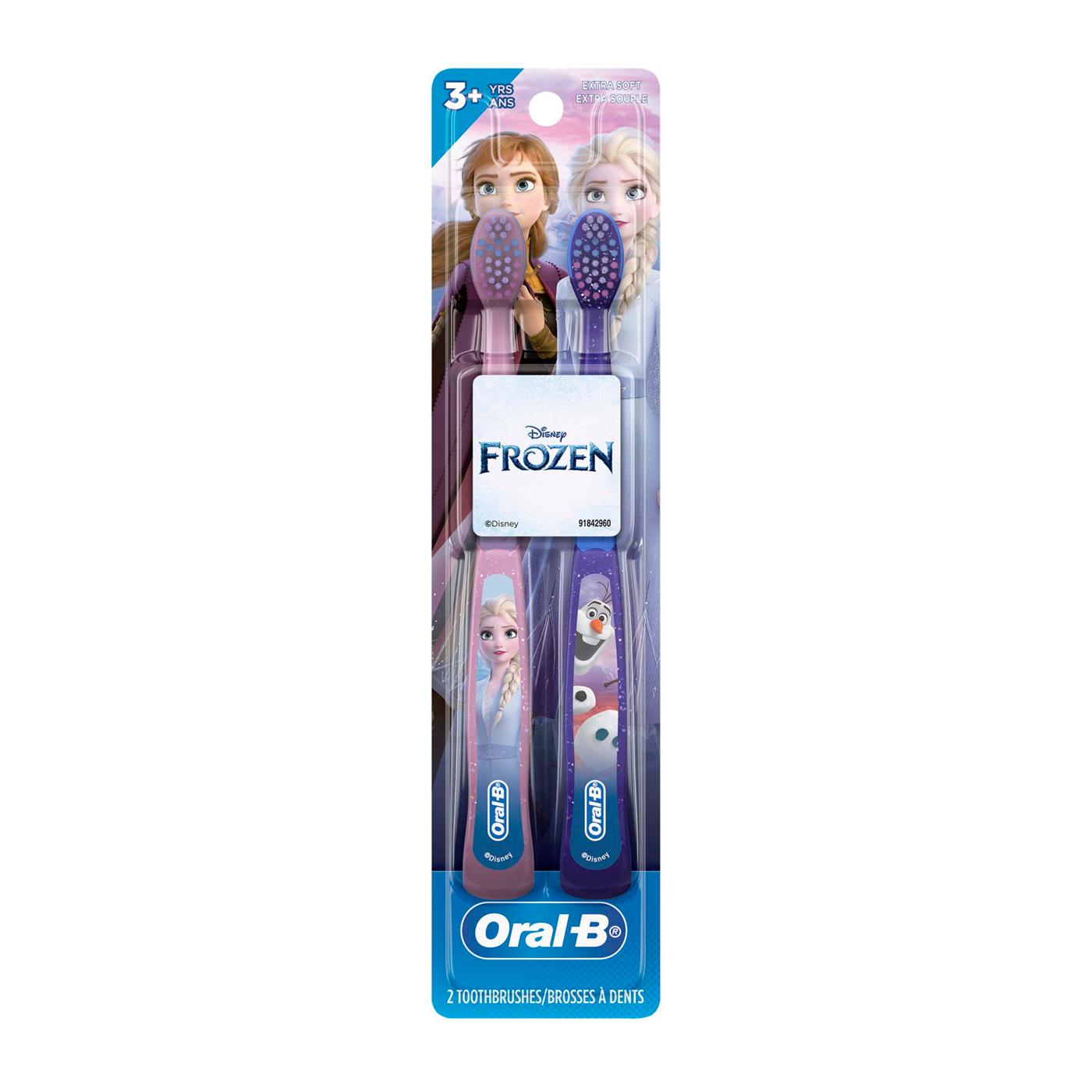 Oral-B Kid's Toothbrush featuring Disney's Frozen II, Soft Bristles for kids 3+; image 1 of 7