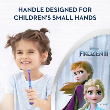 Oral-B Kid's Toothbrush featuring Disney's Frozen II, Soft Bristles for kids 3+, 2 ct