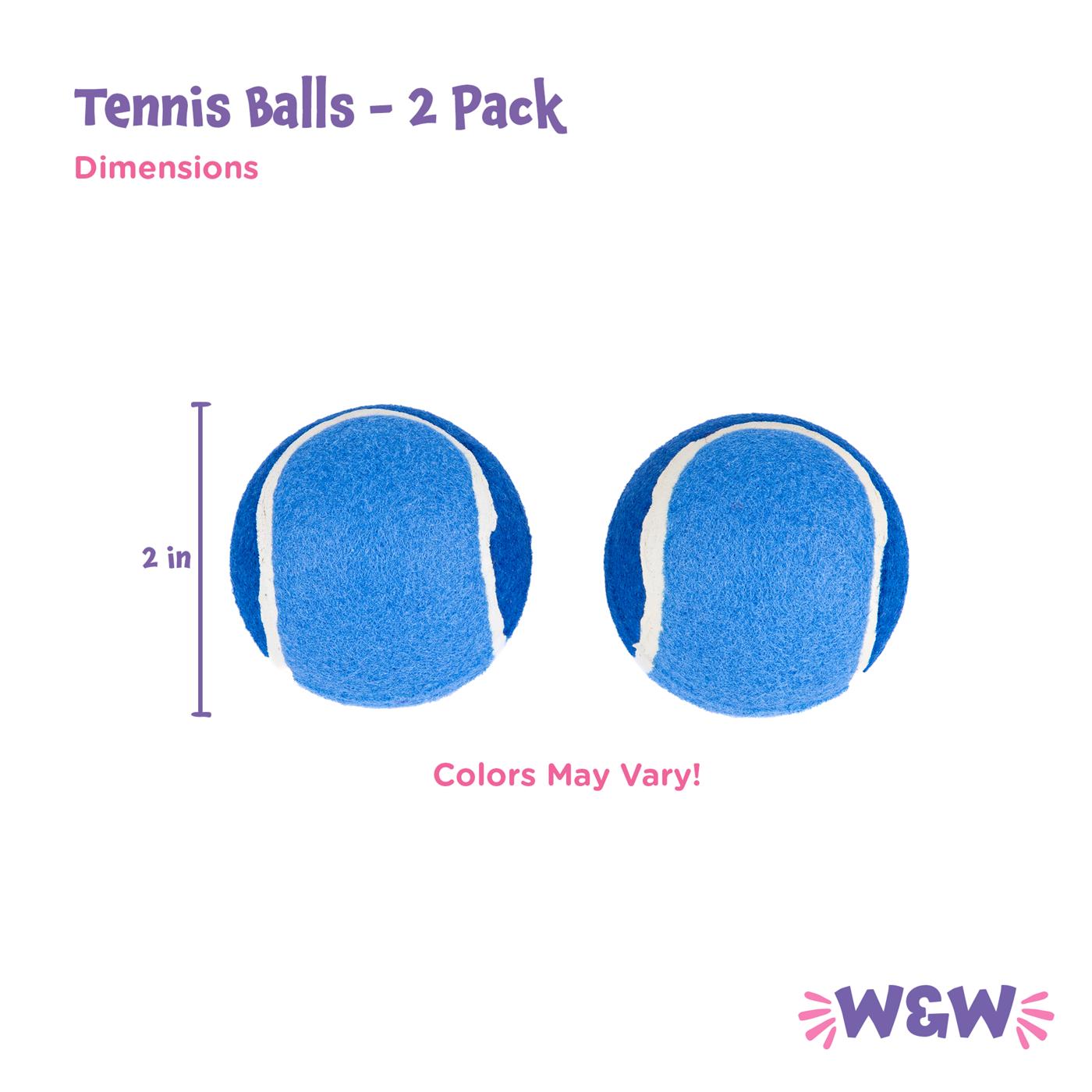 Woof & Whiskers 2 pk. Tennis Balls; image 2 of 4