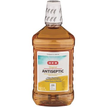 H-E-B Original Antiseptic Mouthwash, 50.7 oz
