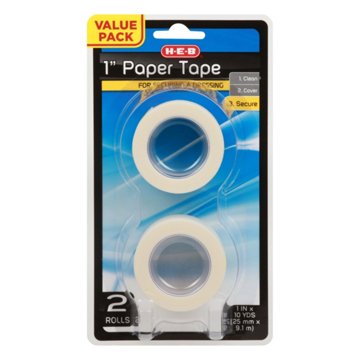 H-E-B 1 Inch Paper Tape, 2 ct