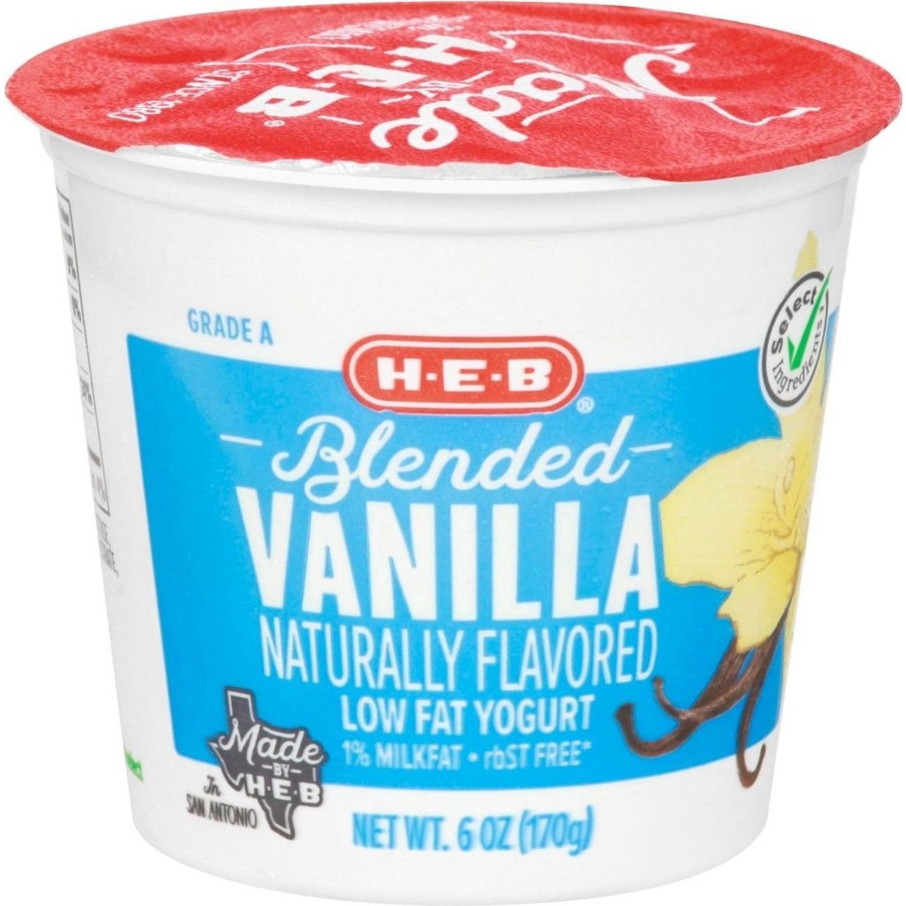 H-E-B Blended Vanilla Low-Fat Yogurt - Shop Yogurt at H-E-B