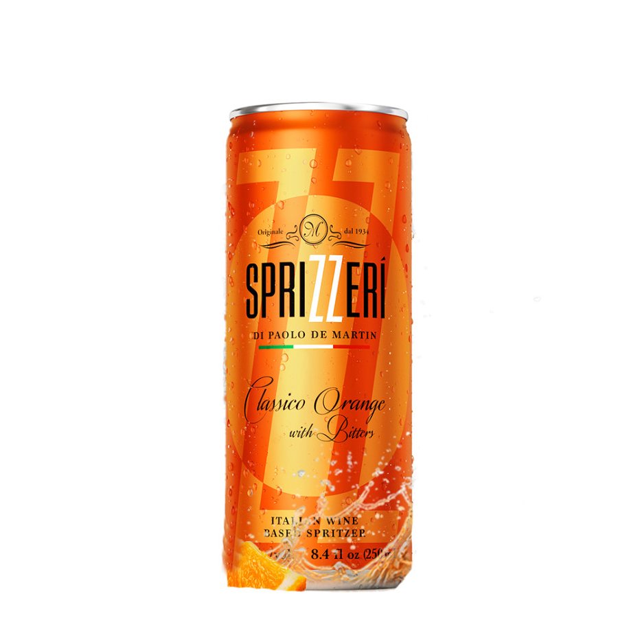 Sprizzeri Classic Orange with Bitters Italian Wine, Cans - Shop