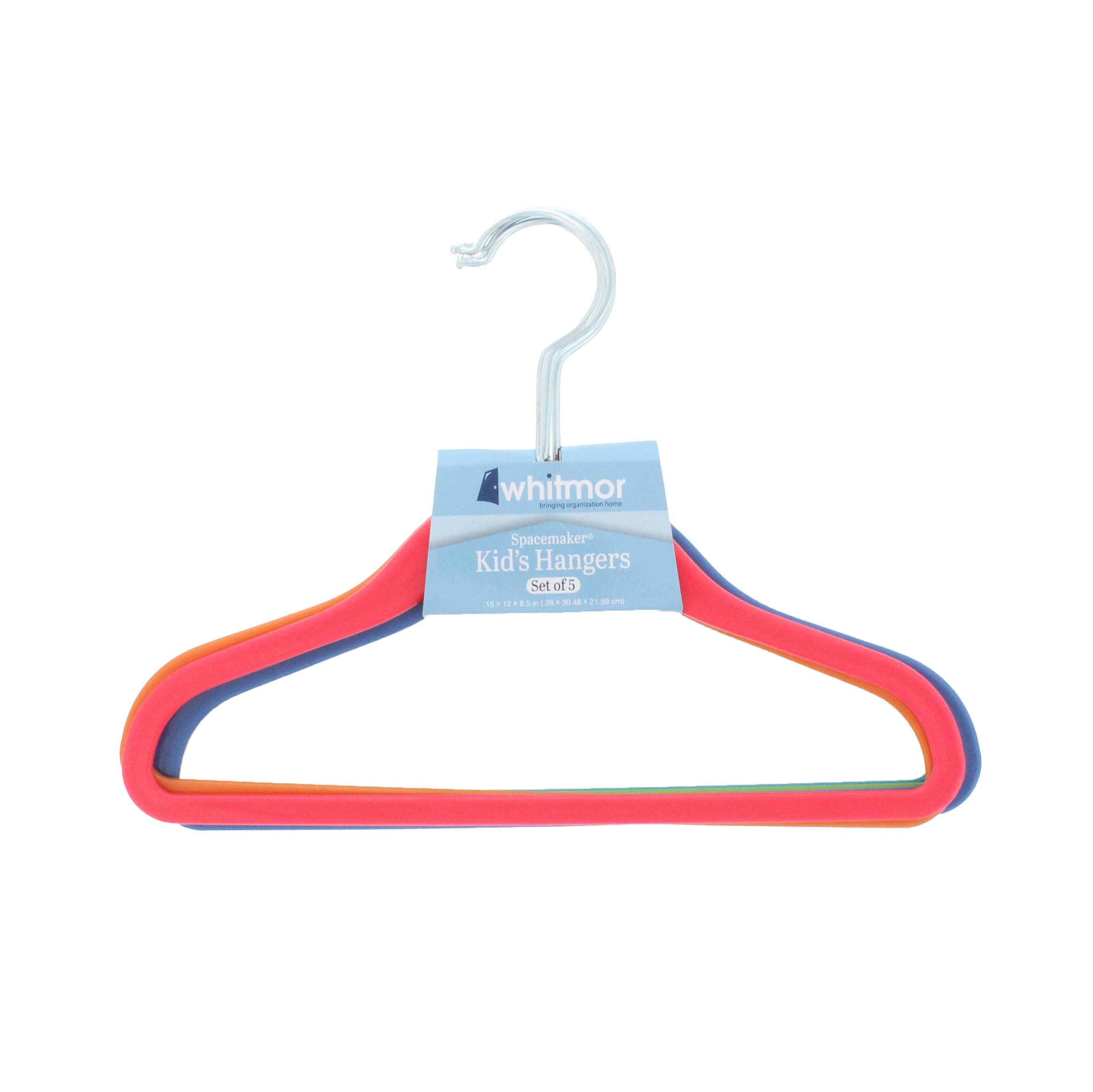 Whitmor 5 Count Spacemaker Suit Hangers