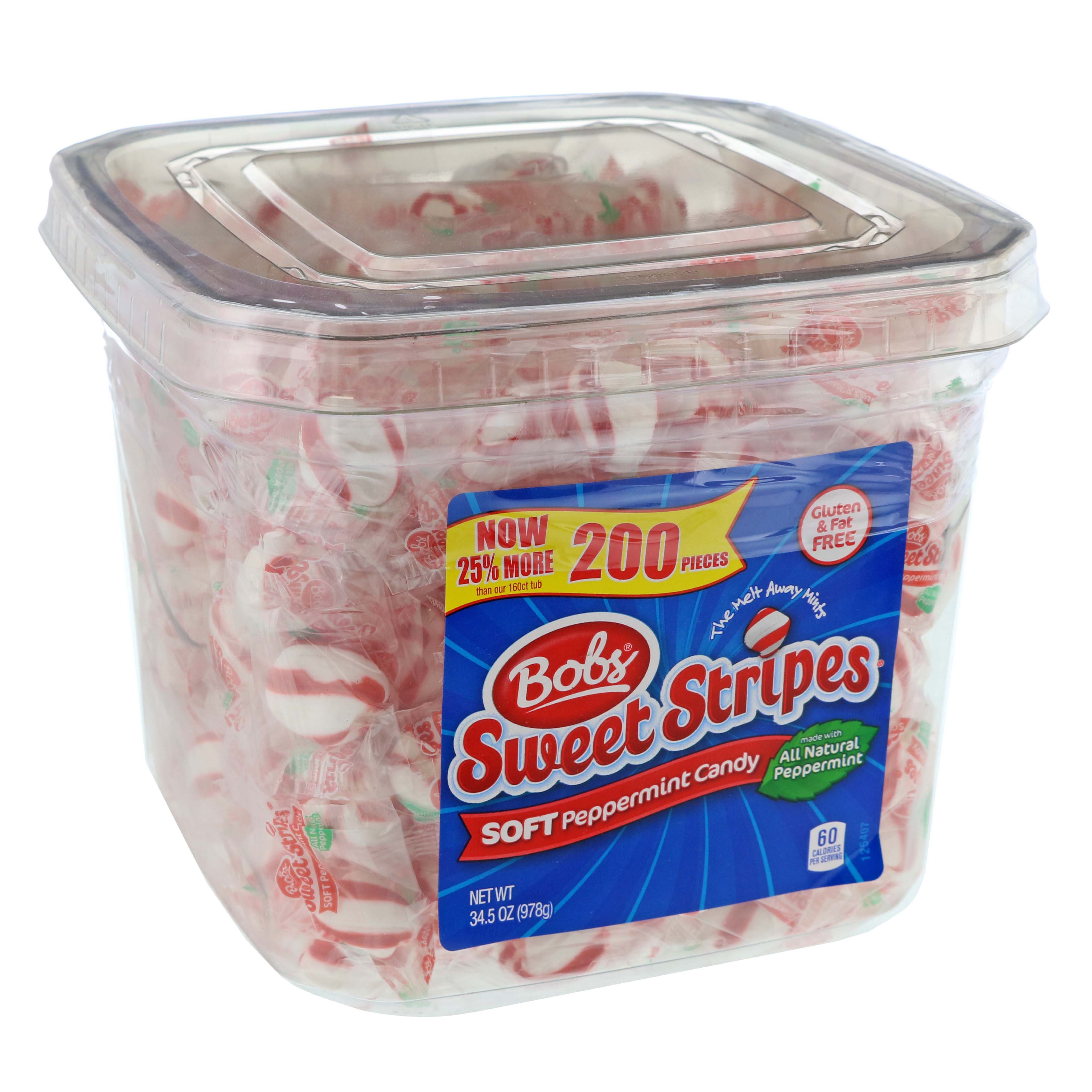 Bob's Sweet Stripes Soft Peppermint Candy Shop Gum & mints at HEB