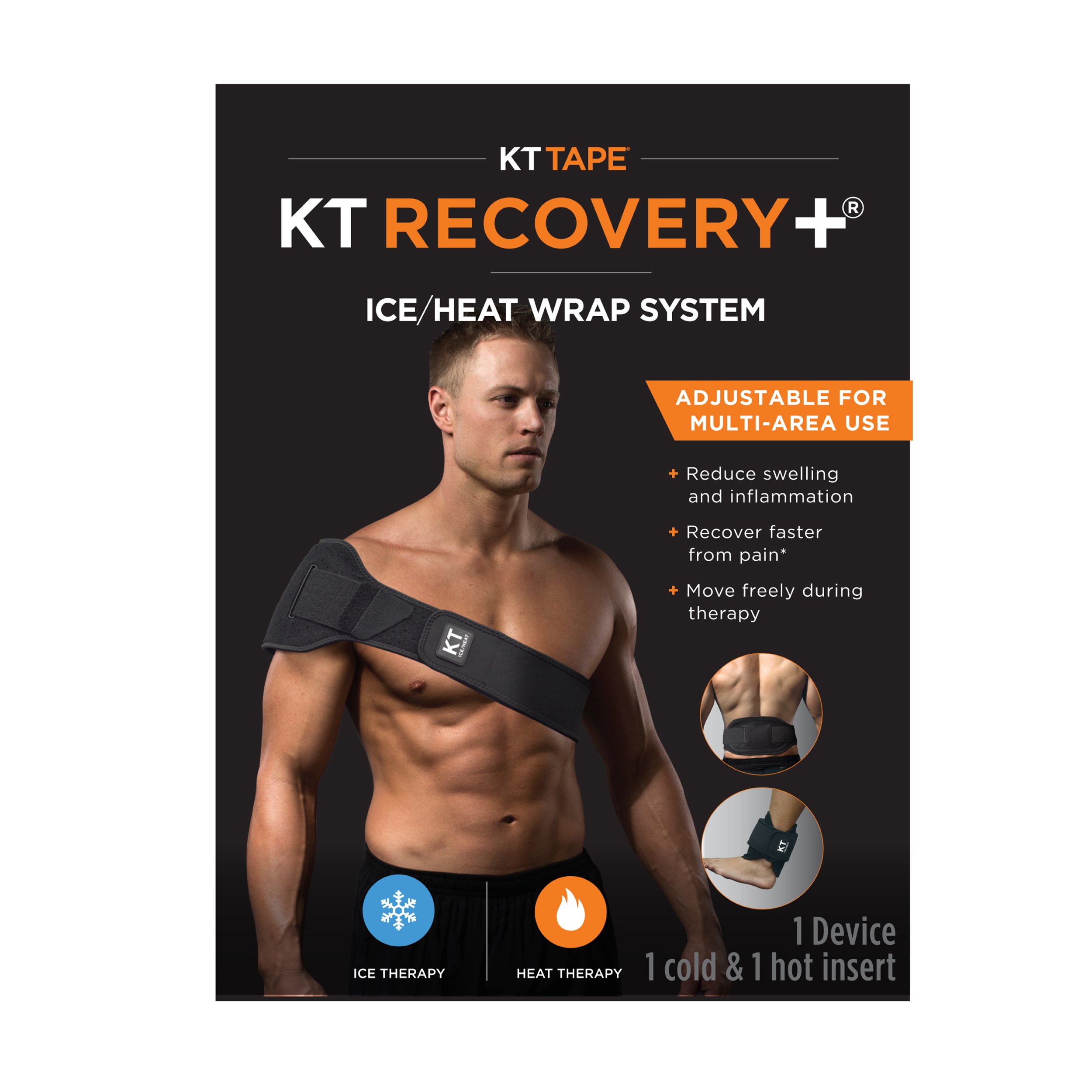 KT Tape Recovery Plus Ice/Heat Wrap System Shop Muscle & joint pain at HEB