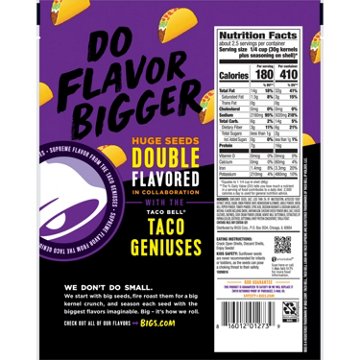 BIGS Sunflower Seeds - Taco Supreme Flavored, 5.35 oz
