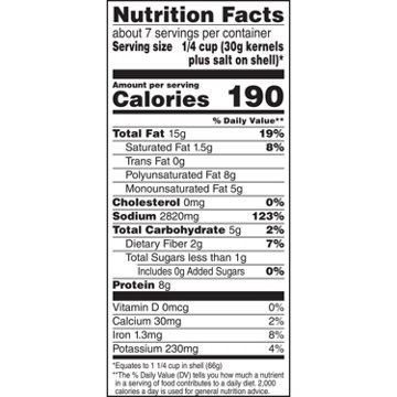 DAVID Salted Roasted Jumbo Sunflower Seeds - Original, 16.00 oz