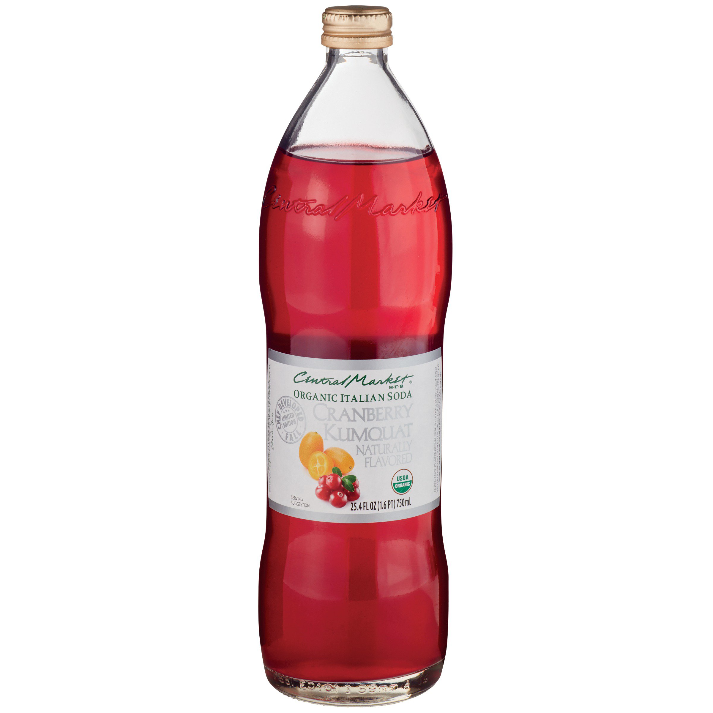 Central Market Cranberry Kumquat Organic Italian Soda Shop Soda at HEB