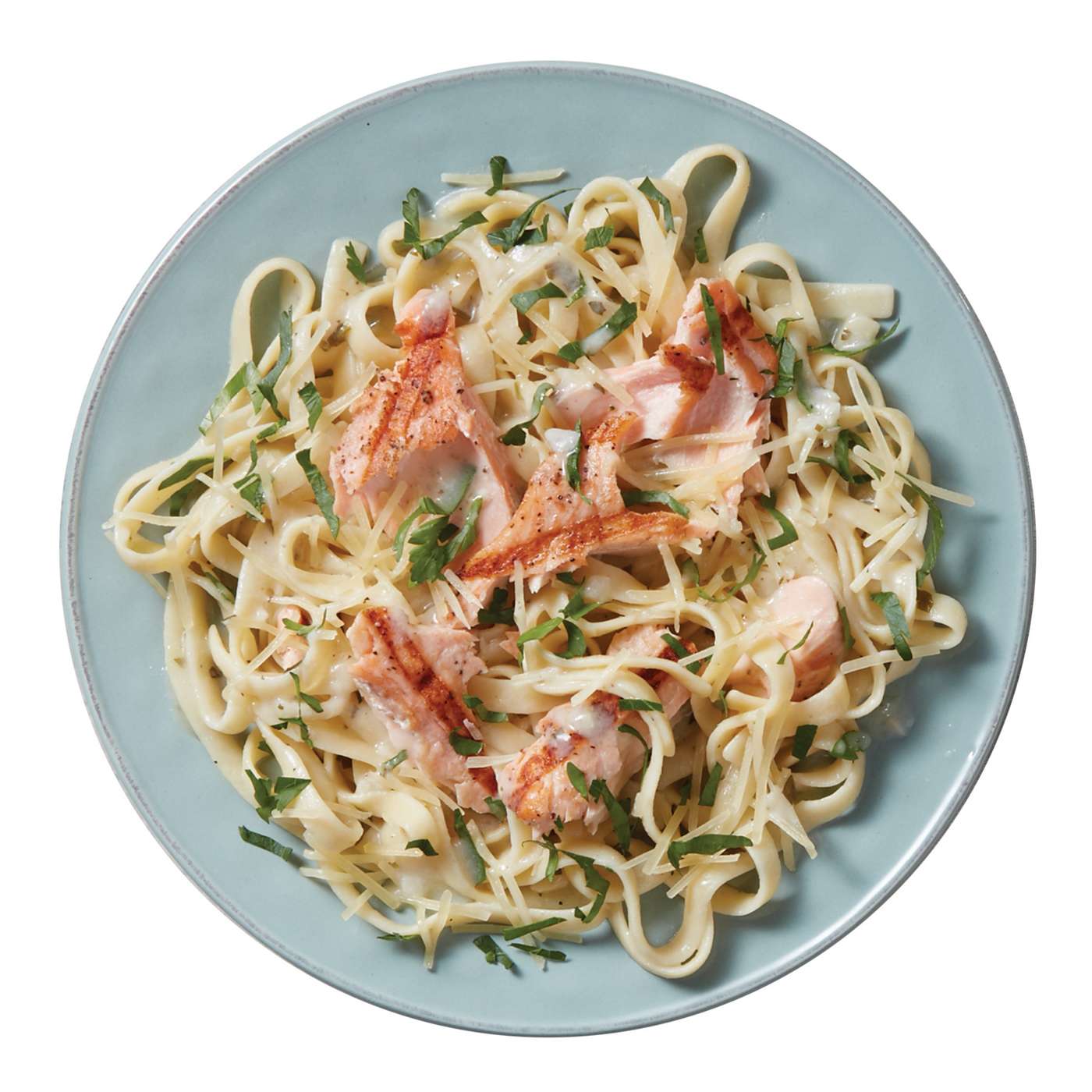 Meal Simple by H-E-B Grilled Salmon & Lemon Garlic Pasta Bowl; image 2 of 4
