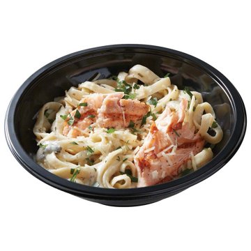 Meal Simple by H-E-B Grilled Salmon & Lemon Garlic Pasta Bowl, 12 oz