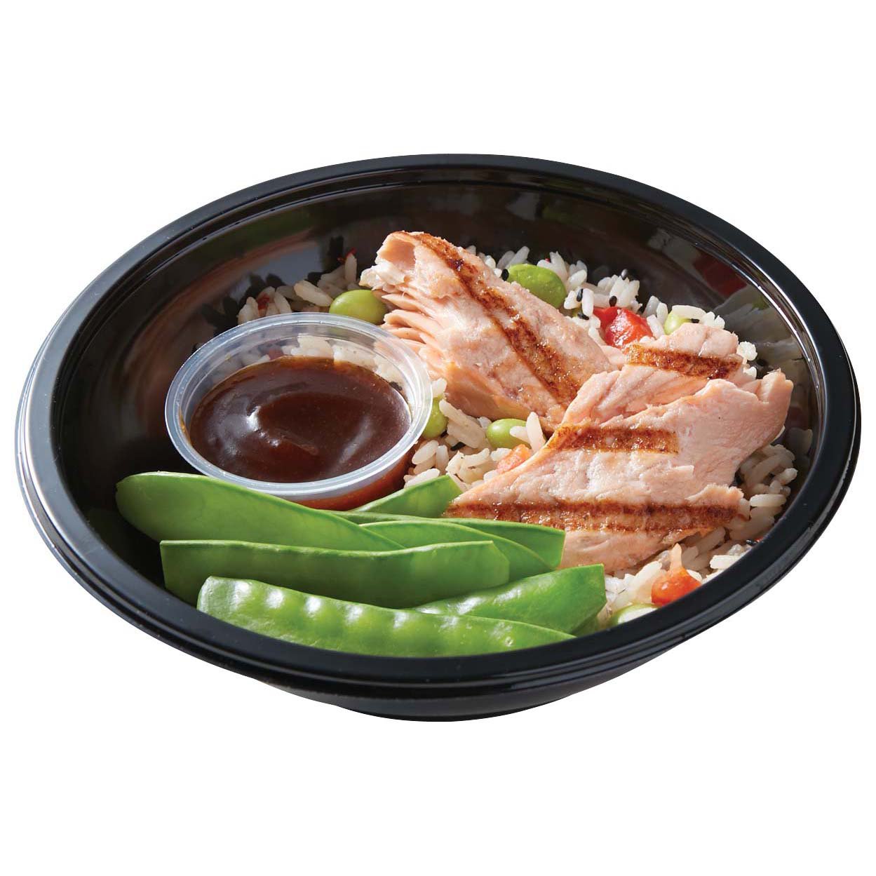 H-E-B Meal Simple Teriyaki Salmon With Firecracker Rice - Shop Entrees ...