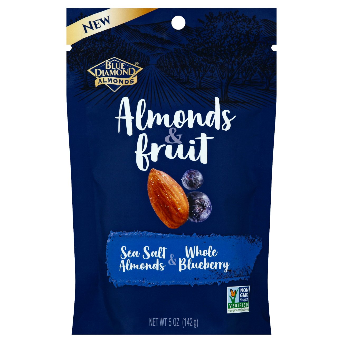 Blue Diamond Almonds & Fruit Sea Salt Almonds & Whole Blueberry Shop