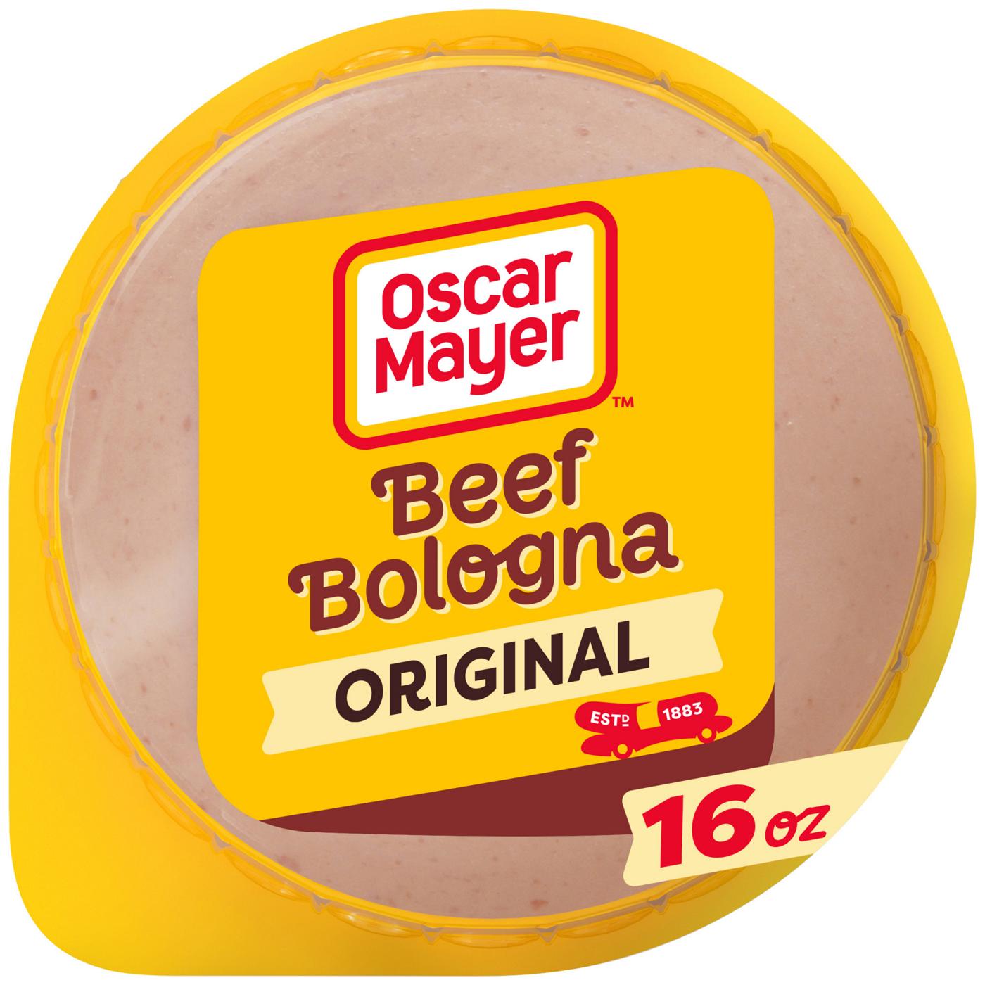 Oscar Mayer Beef Bologna Sliced Deli Sandwich Lunch Meat; image 1 of 6