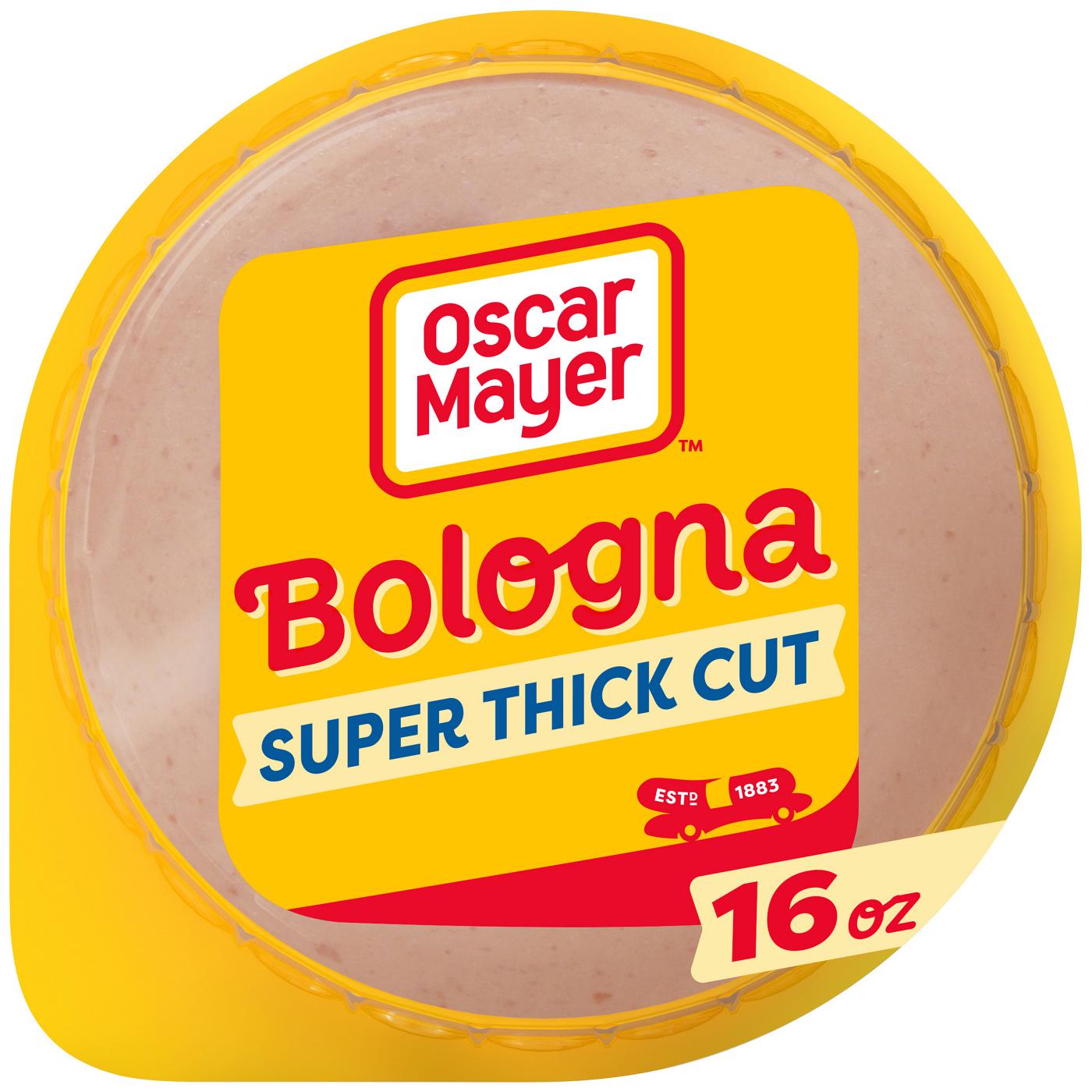 Oscar Mayer Bologna Sliced Lunch Meat, Super Thick Cut; image 1 of 4