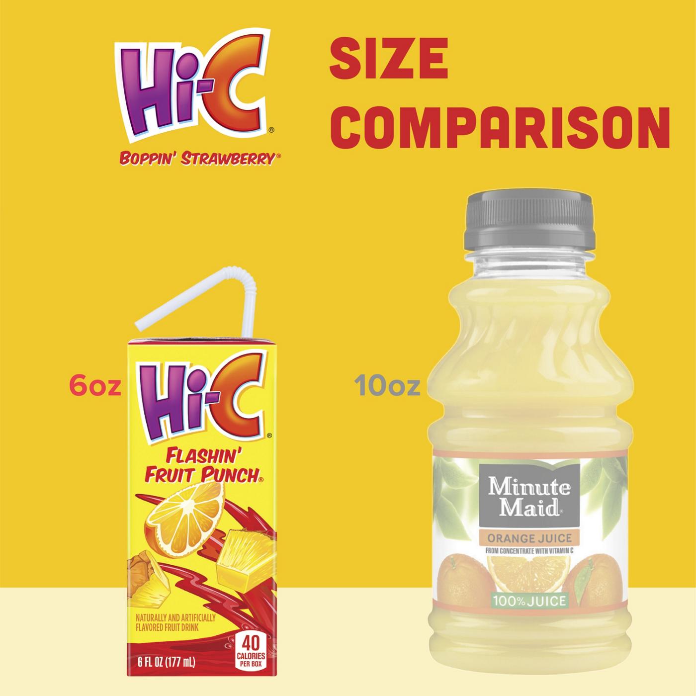Hi-C Flashin' Fruit Punch 8 pk Juice Boxes; image 2 of 6