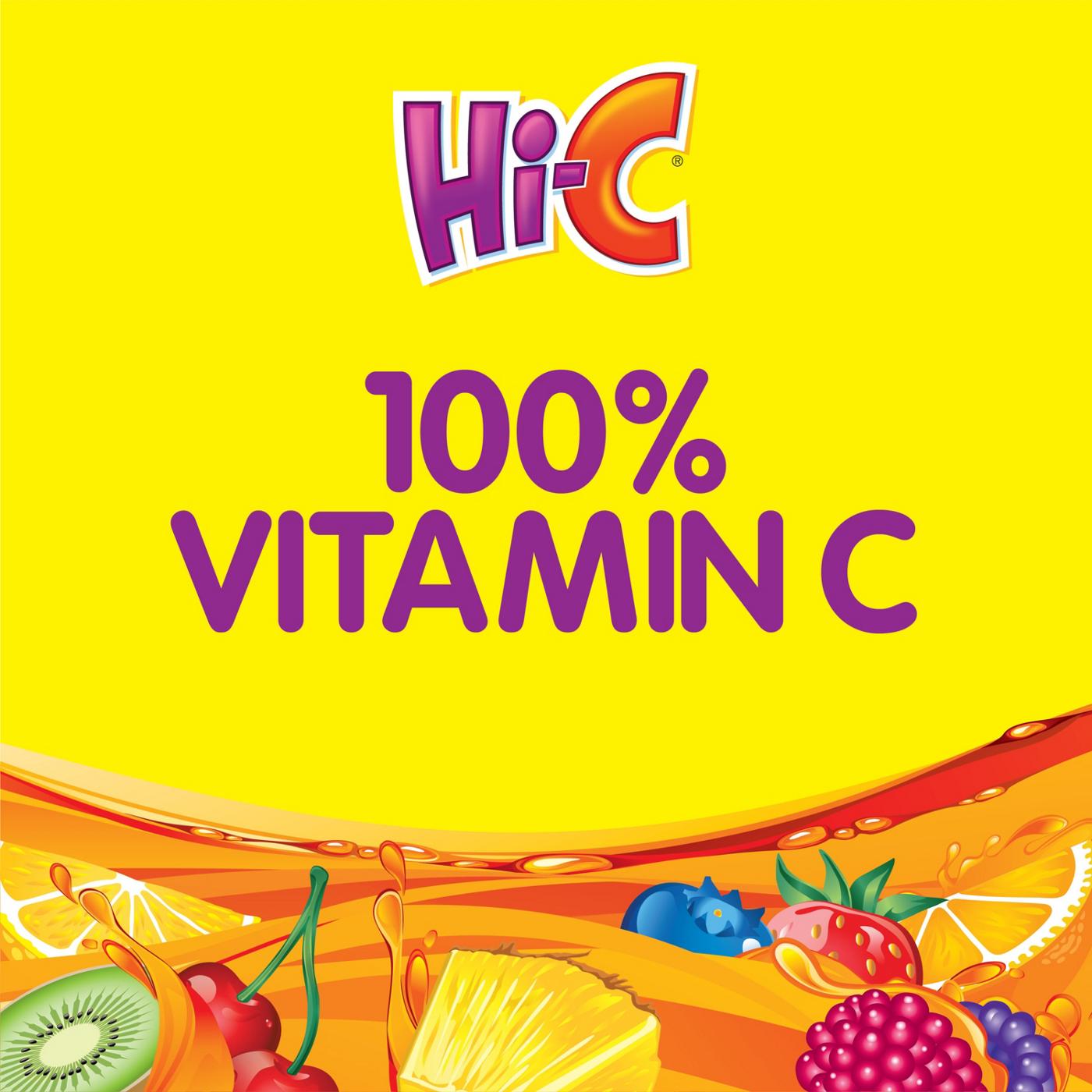 Hi-C Flashin' Fruit Punch 8 pk Juice Boxes; image 6 of 6