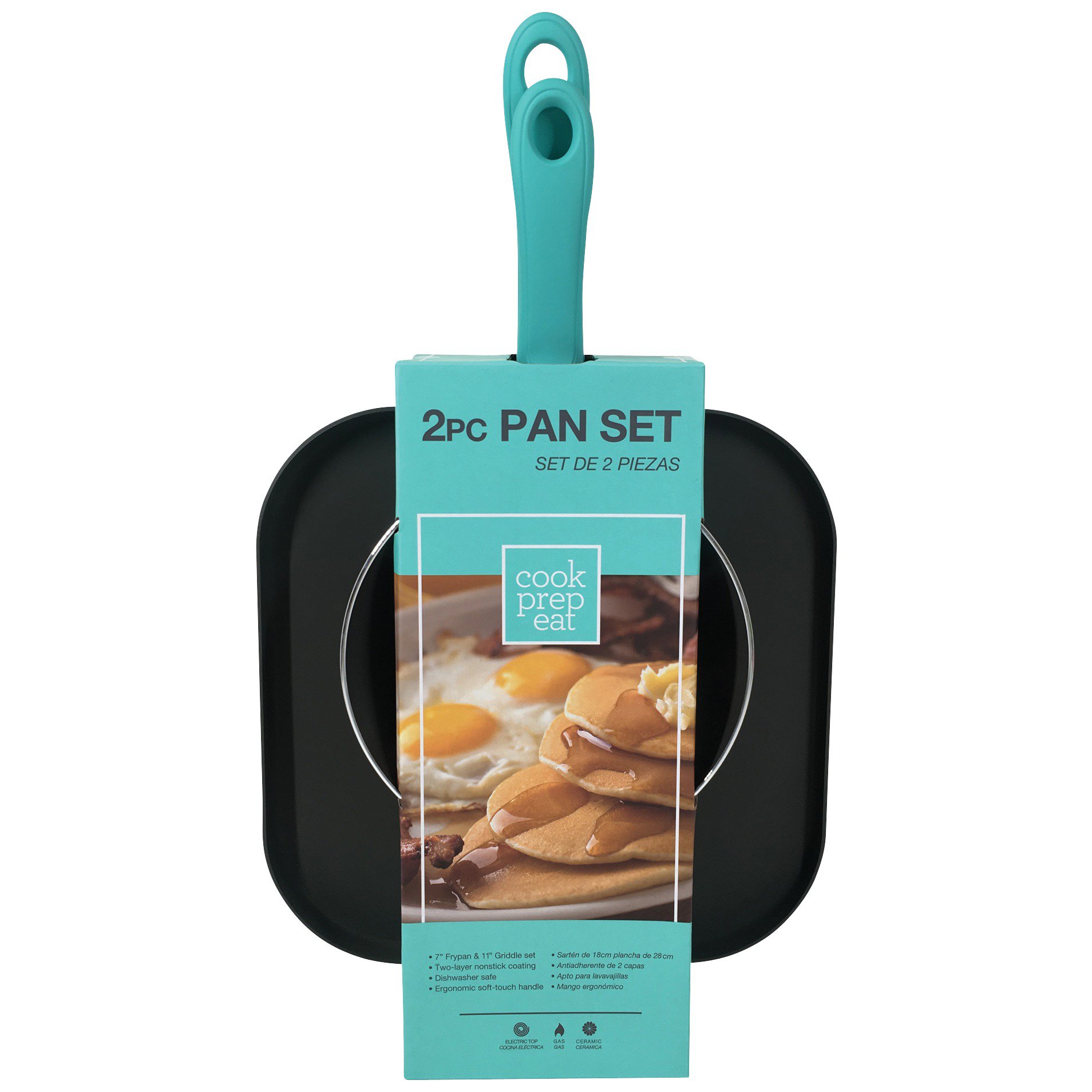 Cook Prep Eat Griddle And Frying Pan Teal Shop Frying Pans & Griddles
