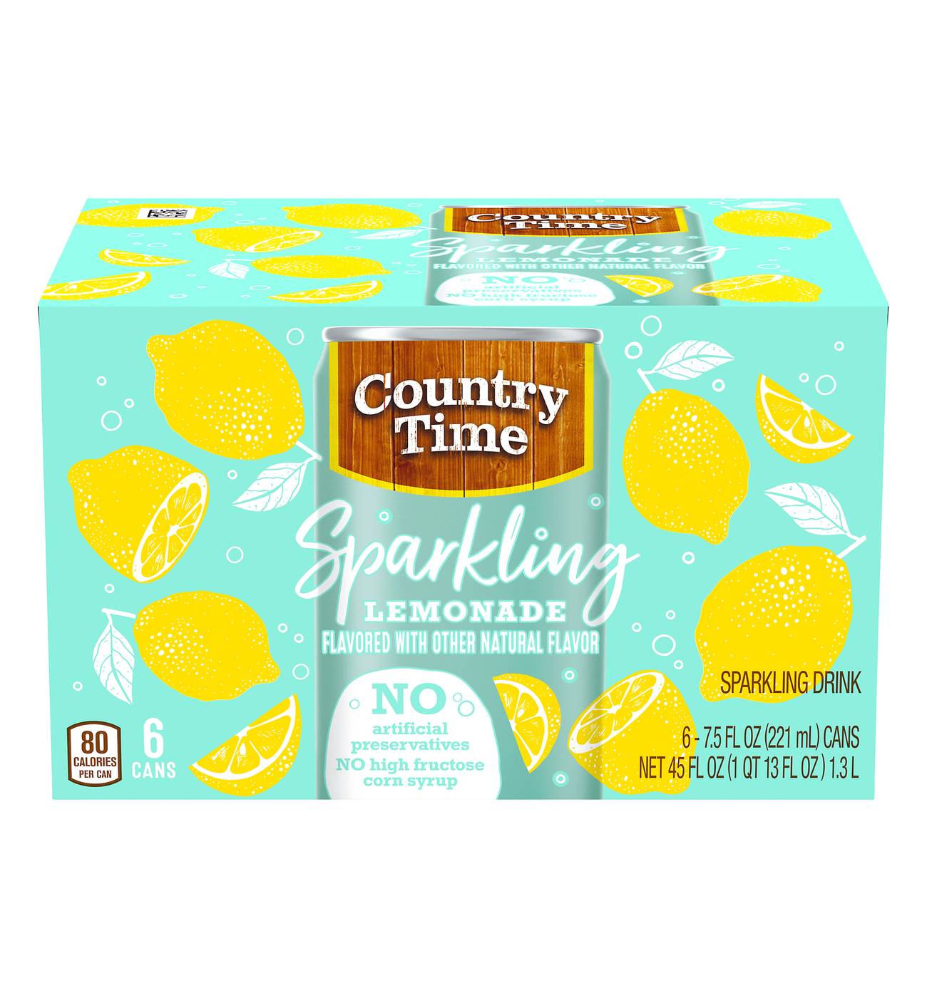 Country Time Sparkling Lemonade 7.5 oz Cans; image 2 of 2