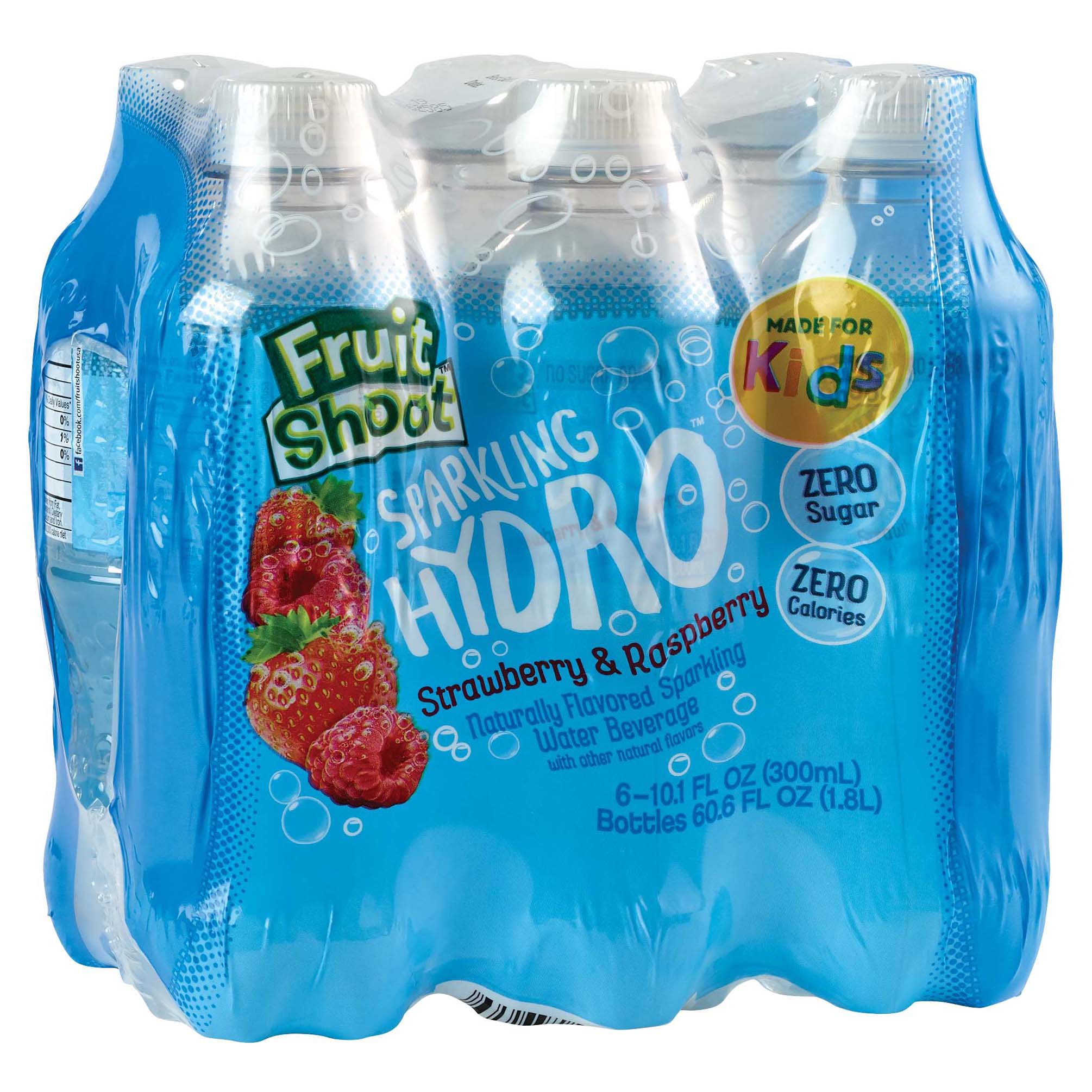 Robinsons Sparkling Hydro Strawberry Raspberry Fruit Shoot Water 10.1