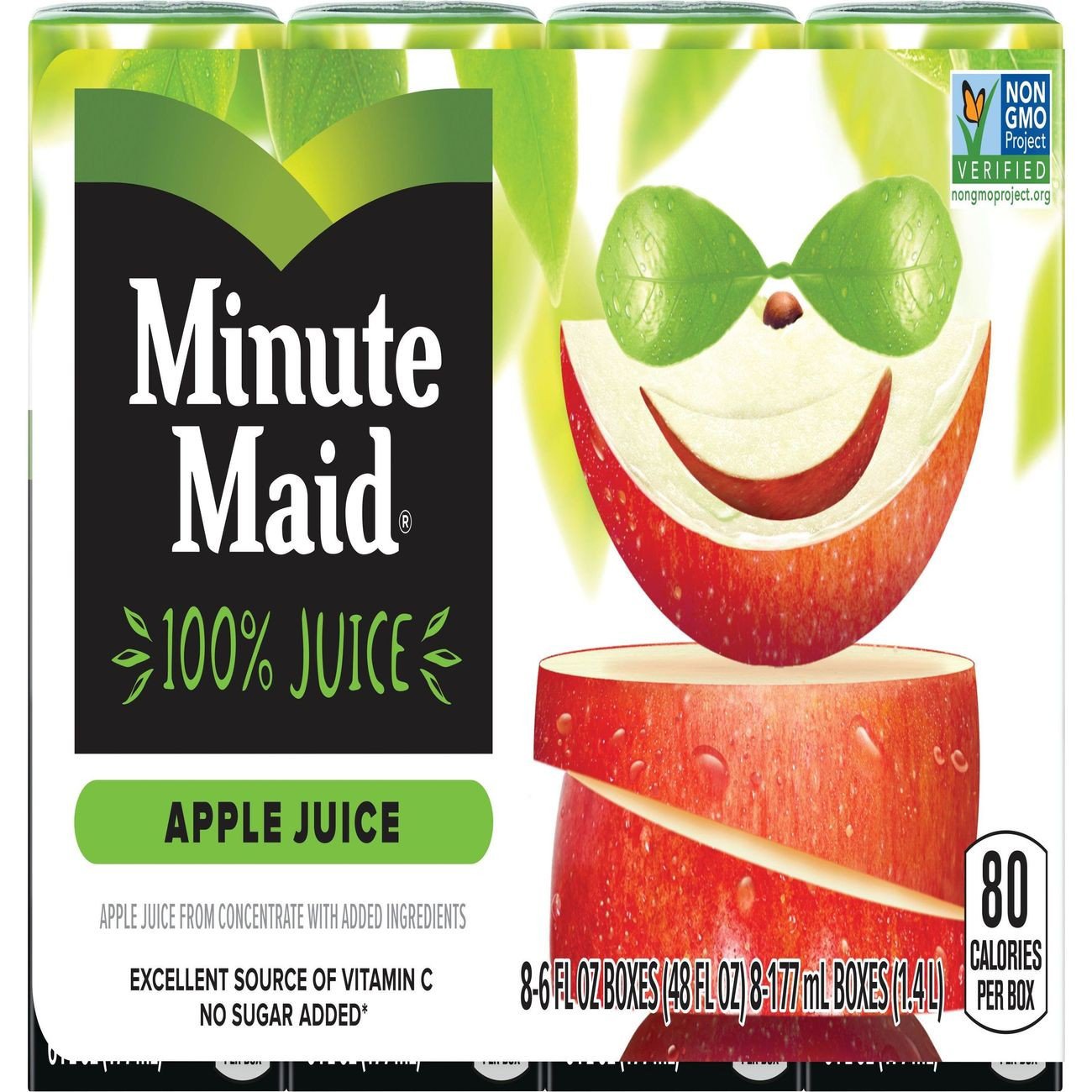 Minute Maid Apple Juice 100% Juice 6 oz Boxes - Shop Juice at H-E-B