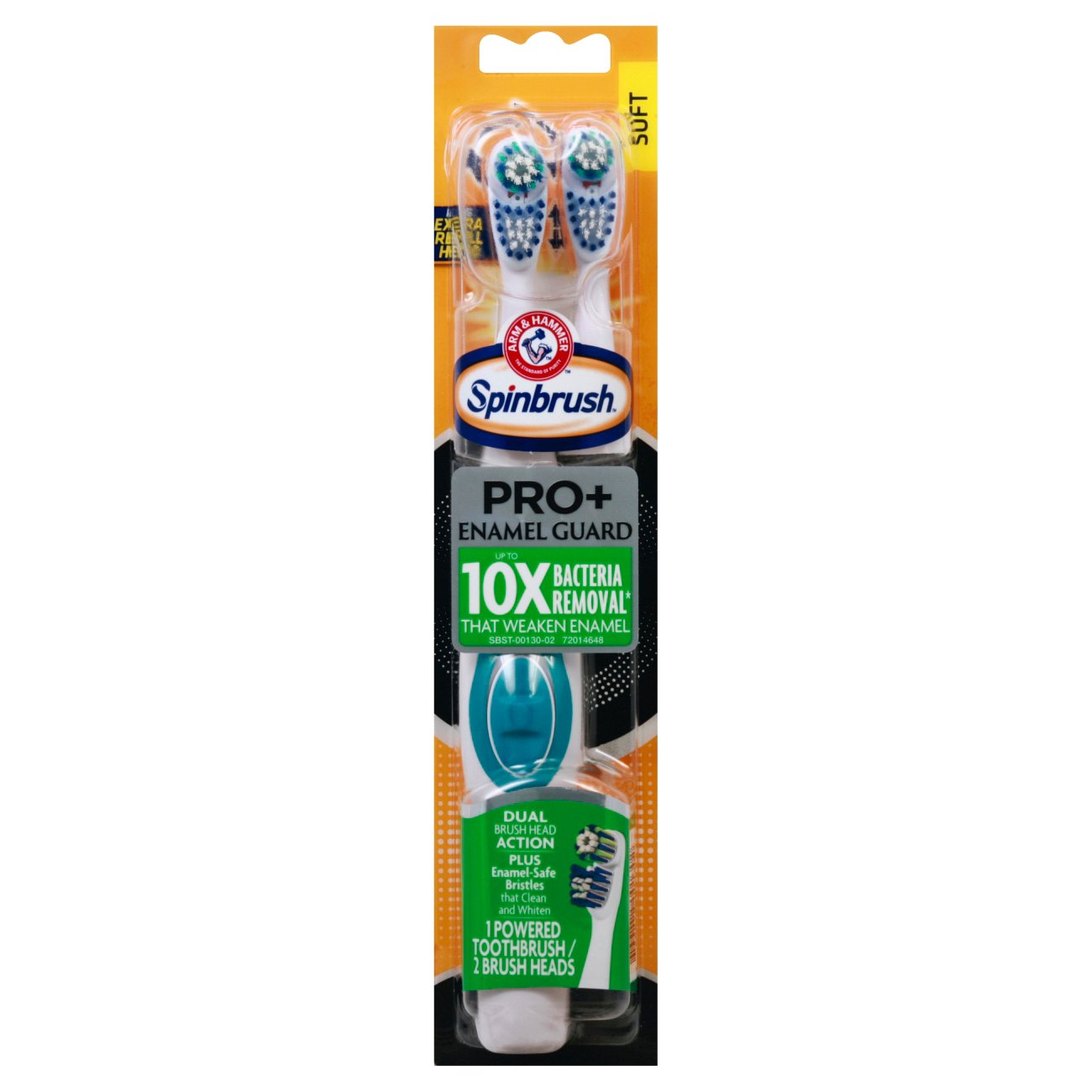 arm & hammer spinbrush pro clean electric toothbrush