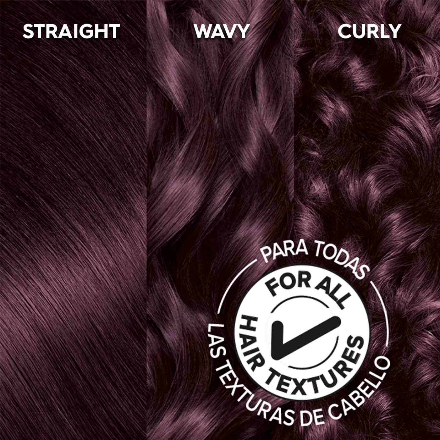 Garnier Olia Oil Powered Ammonia Free Permanent Hair Color 5.12 Medium Royal Amethyst; image 4 of 10