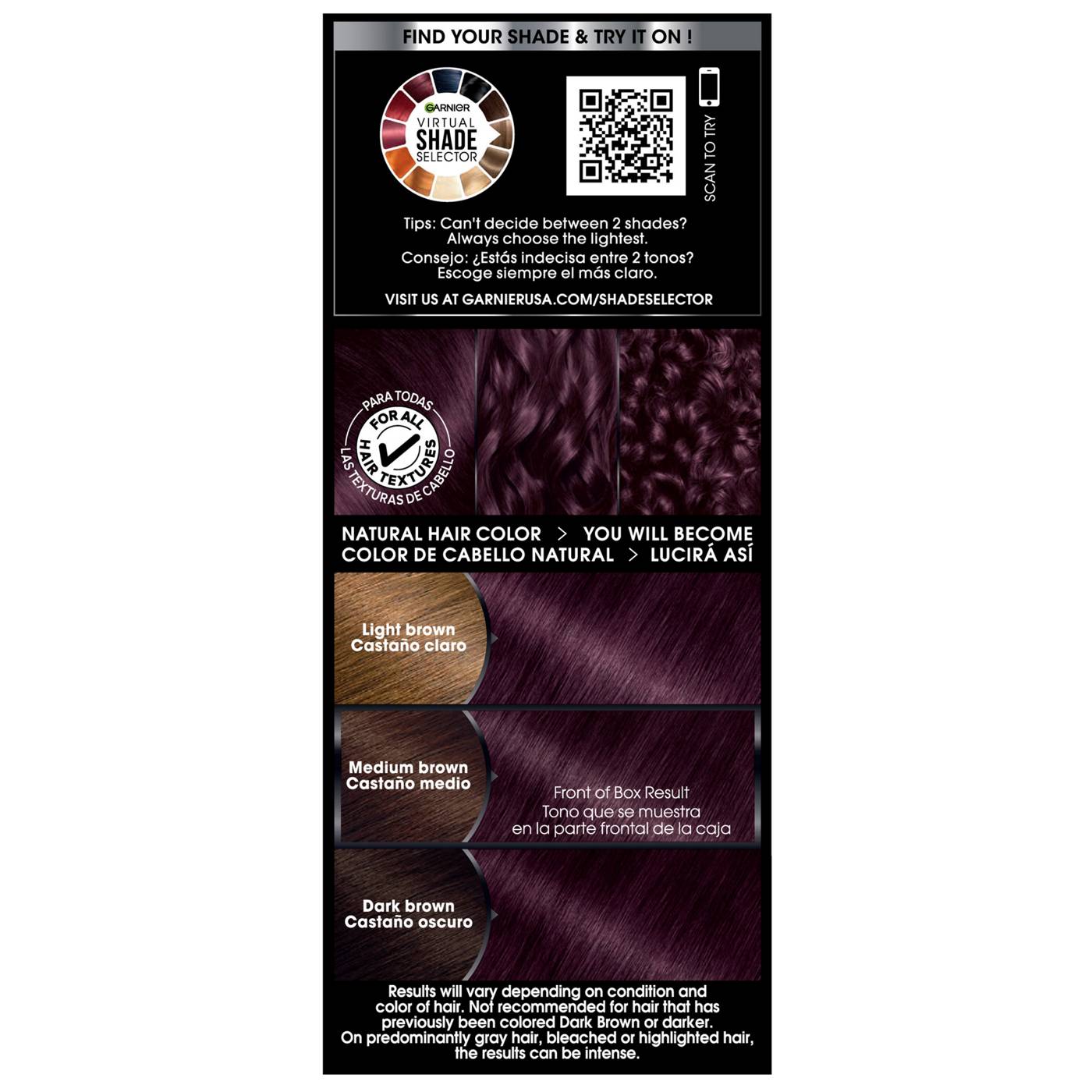 Garnier Olia Oil Powered Ammonia Free Permanent Hair Color 5.12 Medium Royal Amethyst; image 7 of 10