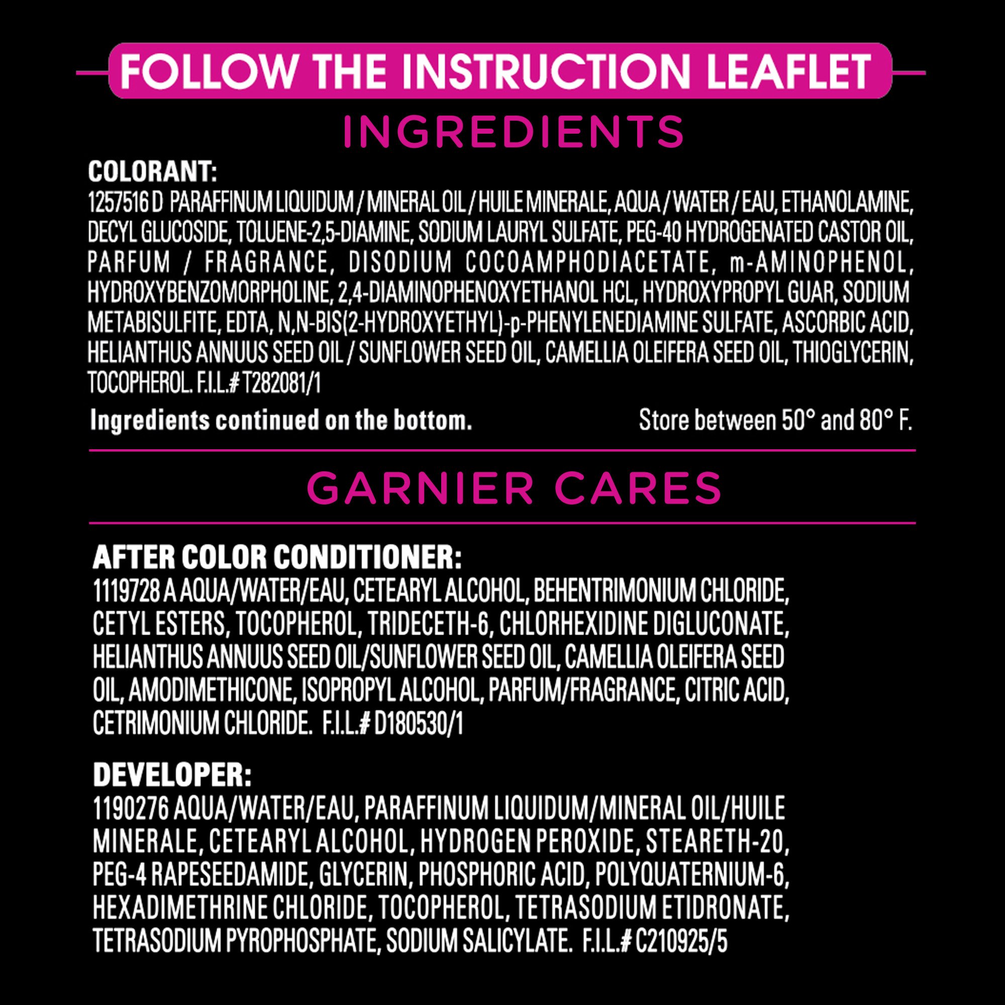 Coloración Olia Dark Rose Quartz – Tinte de cabello sin amoníaco – Garnier