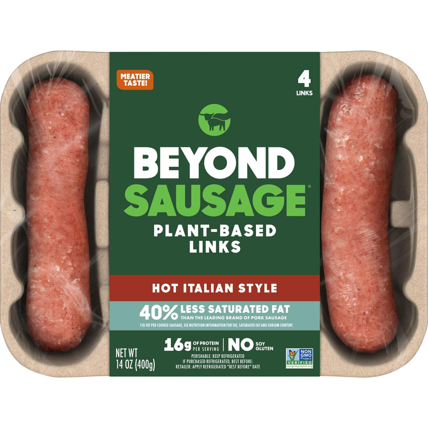 Beyond Meat Beyond Sausage Frozen PlantBased Sausage Links Hot
