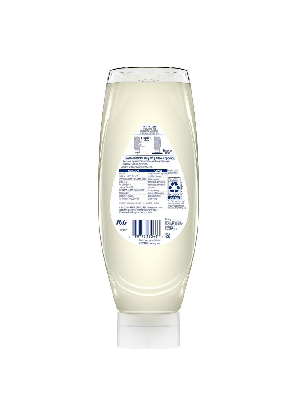 Dawn Free & Clear Lemon Essence Dish Soap; image 2 of 2