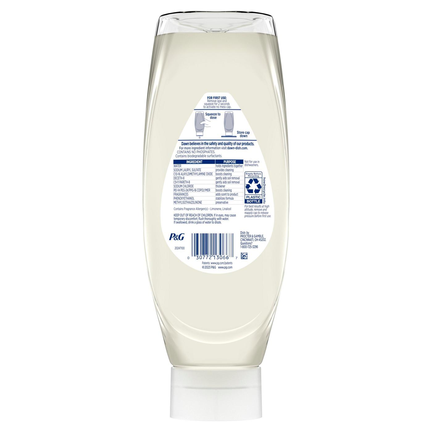 Dawn Free & Clear Lemon Essence Dish Soap; image 4 of 9