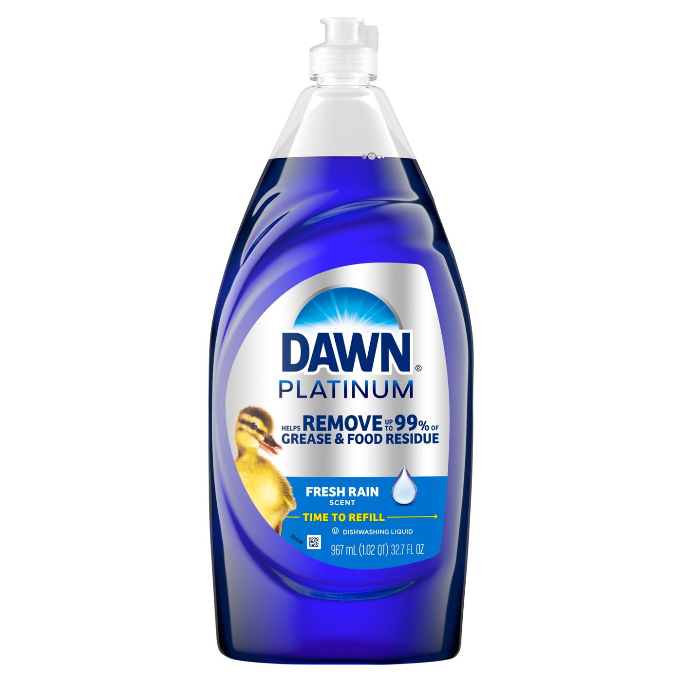 Dawn Platinum Refreshing Rain Liquid Dish Soap; image 10 of 10