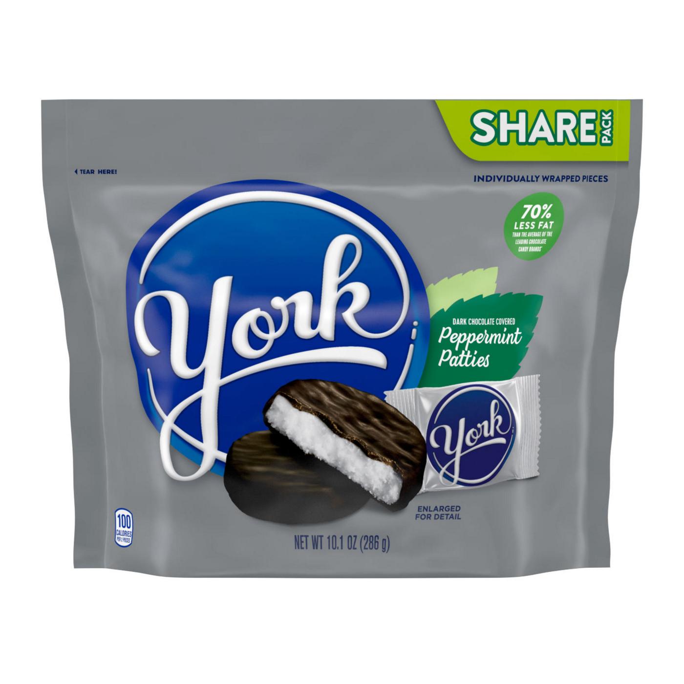 York Dark Chocolate Peppermint Patties Candy - Share Pack; image 1 of 7