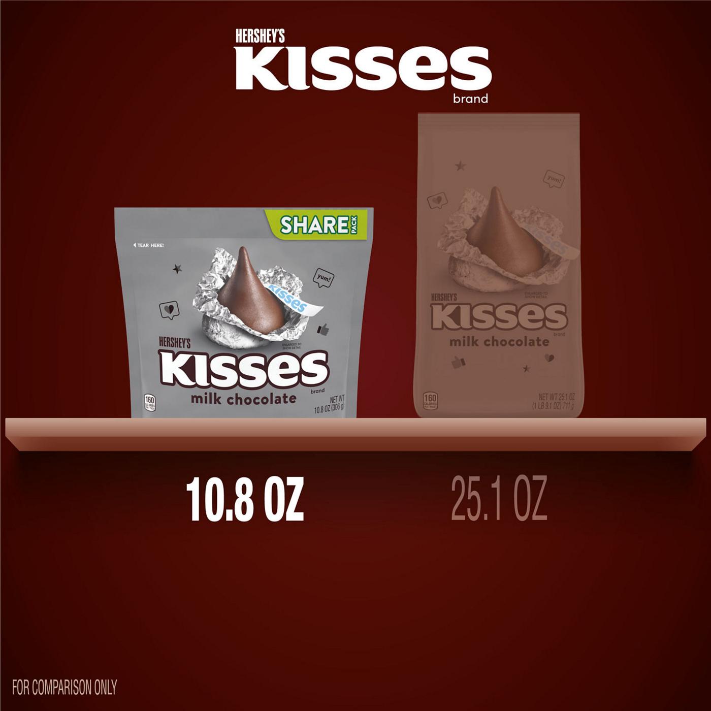 Hershey's Kisses Milk Chocolate Candy - Share Pack; image 5 of 7