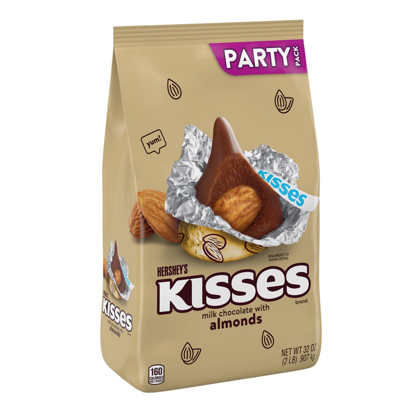 Hershey's Kisses Milk Chocolate with Almonds Candy - Party Pack; image 6 of 7