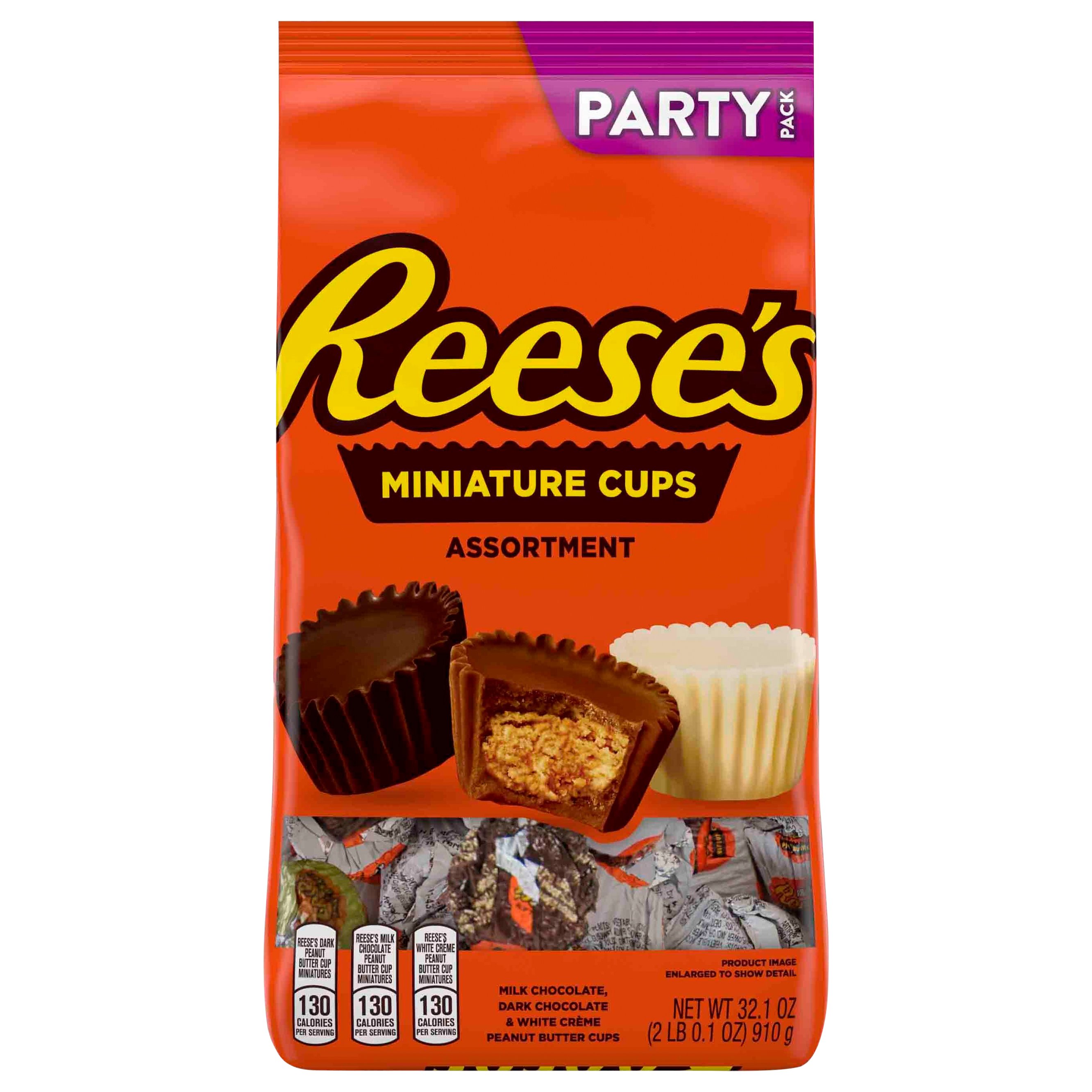 REESE'S Milk Chocolate Peanut Butter Cups, 1.5 oz