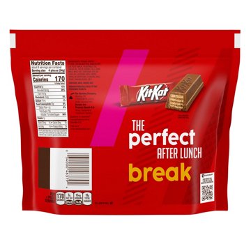 Kit Kat Miniatures Milk Chocolate Wafer Candy Bars Individually Wrapped Share Bag