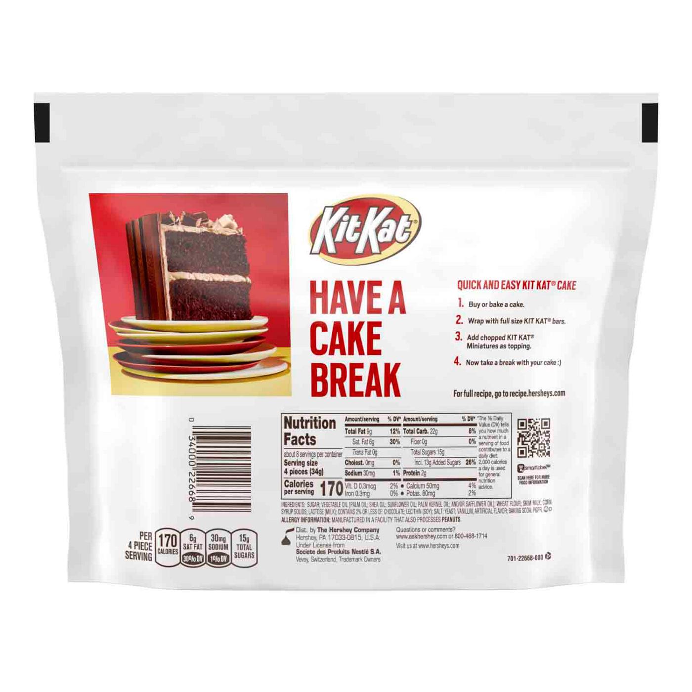 Kit Kat White Miniatures Wafer Bars Candy; image 2 of 2