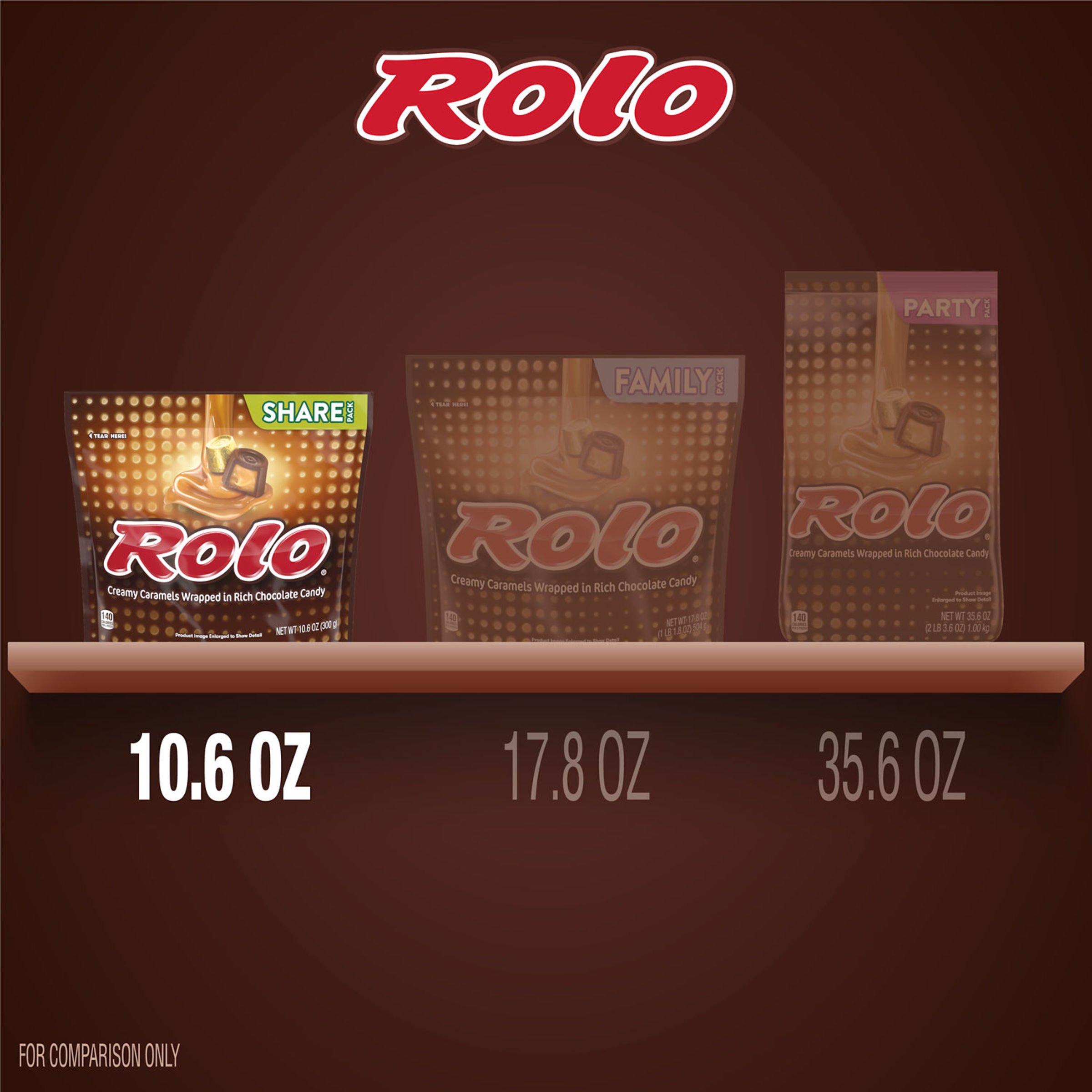 Rolo Creamy Caramel in Rich Chocolate Candy - Shop Candy at H-E-B