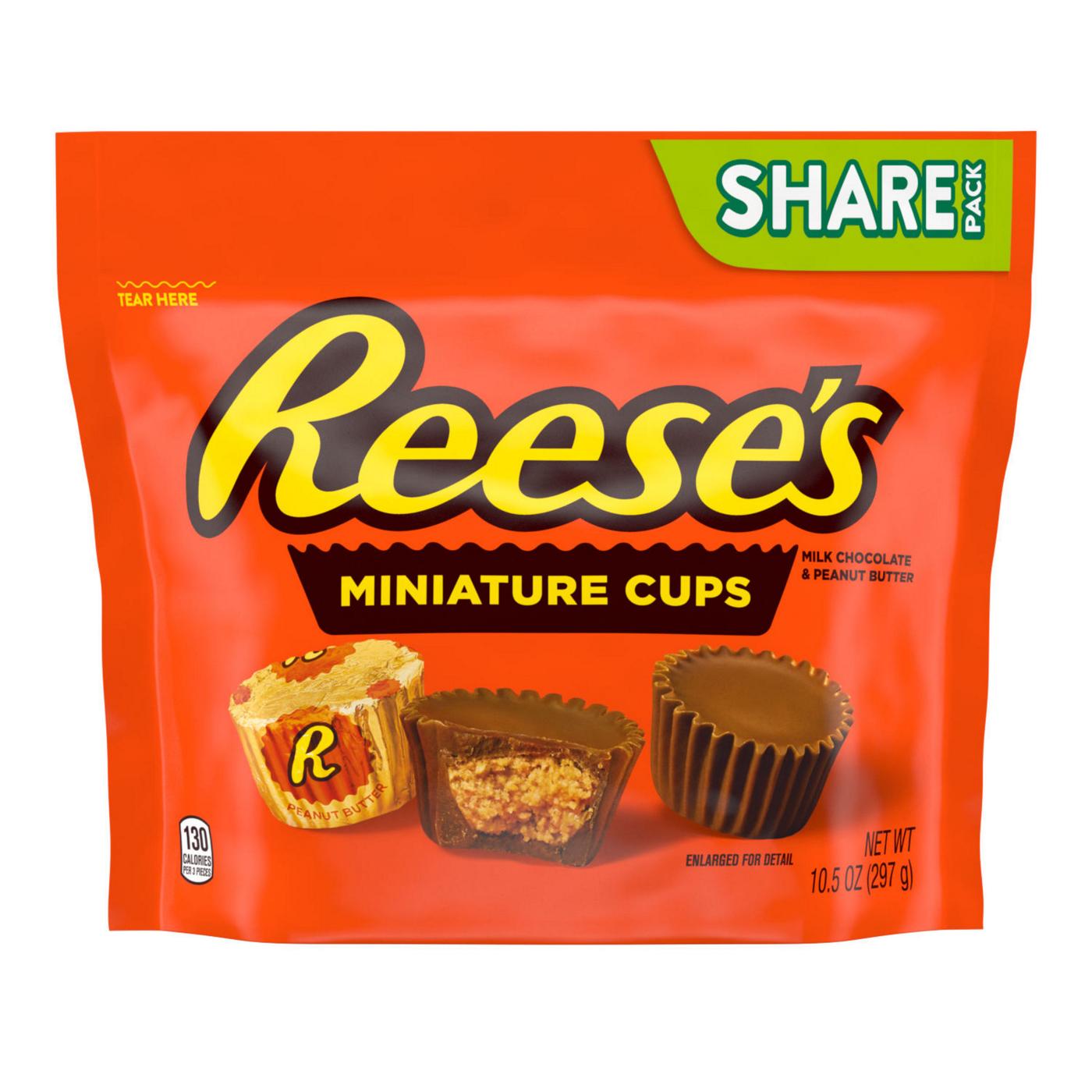 Reese's Miniature Peanut Butter Cups Candy - Share Pack; image 5 of 7