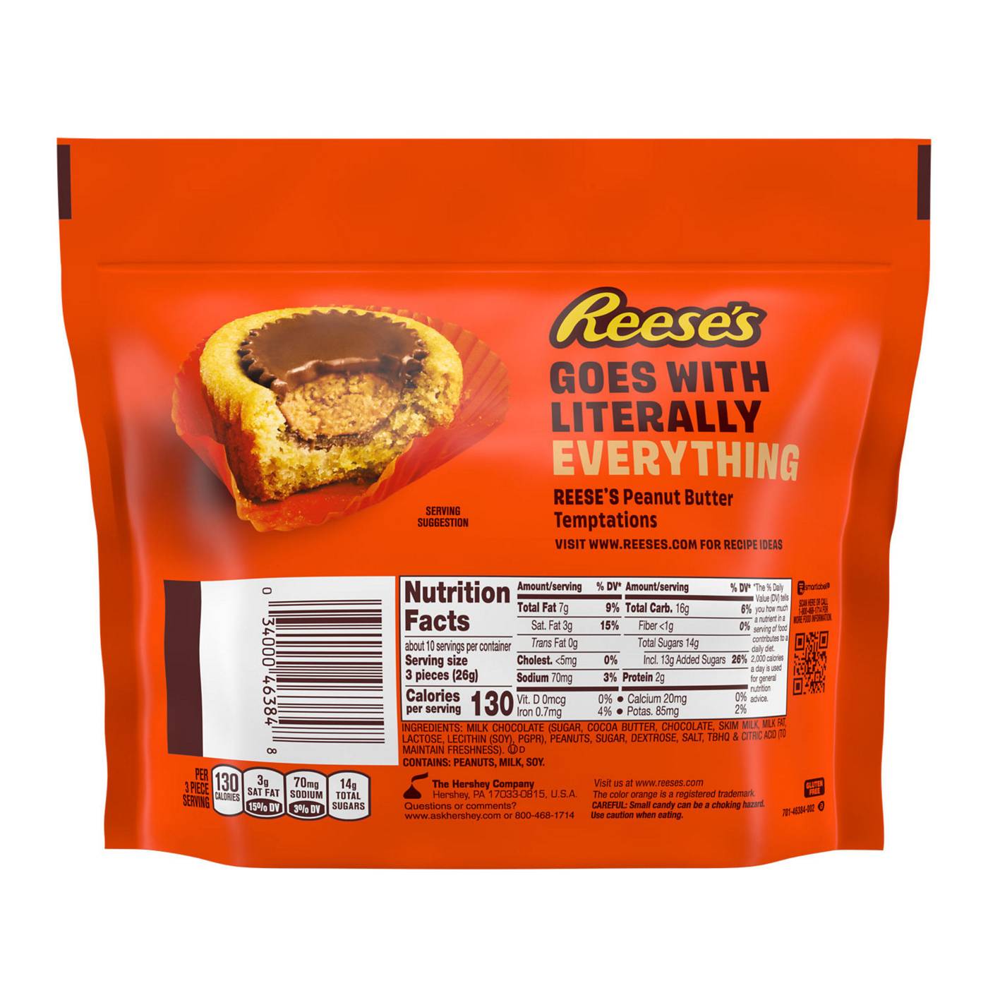 Reese's Miniature Milk Chocolate Peanut Butter Cups - Share Pack; image 8 of 8